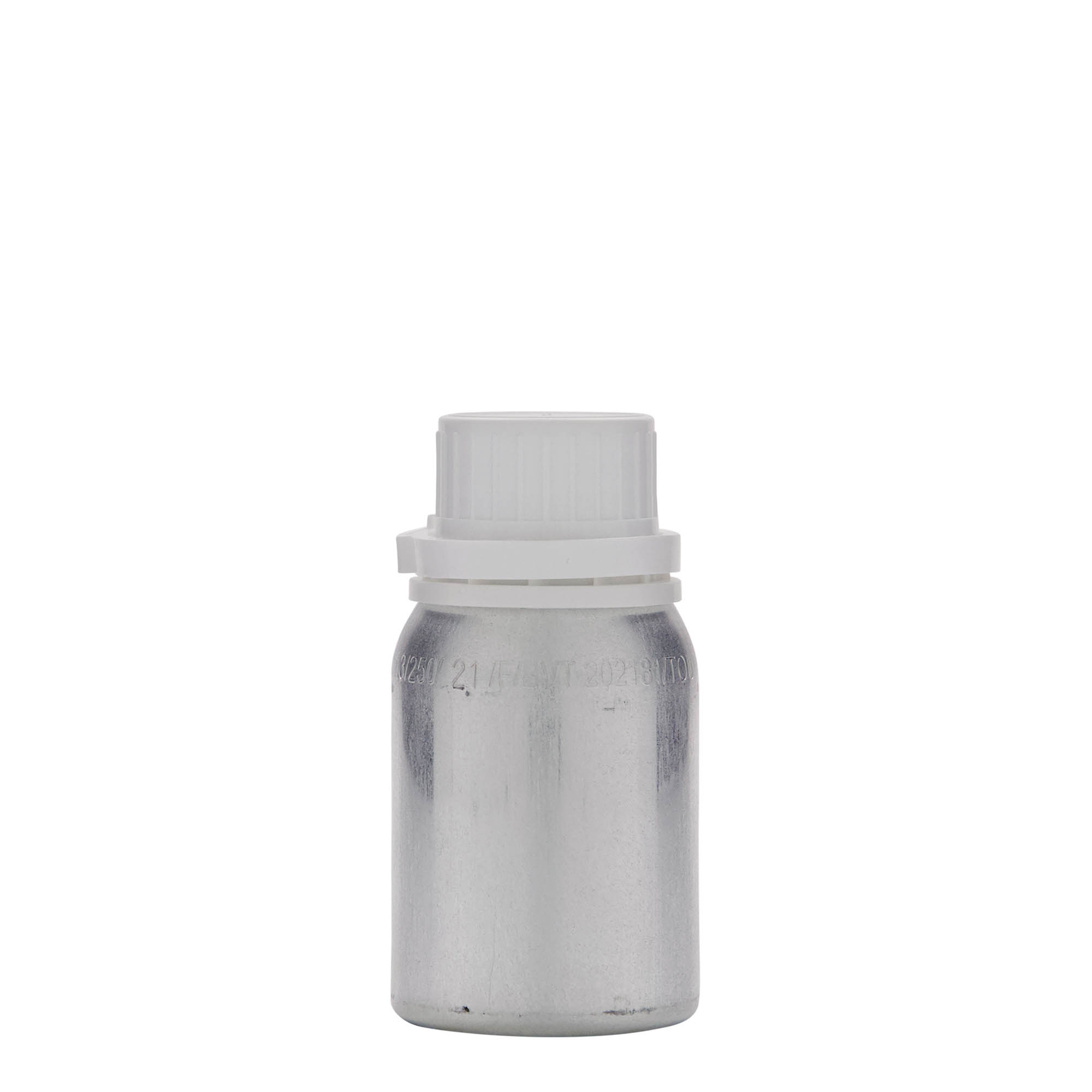 125 ml shishe alumini, metal, argjend, gojëzimi: DIN 32 125 ml shishe alumini, metal, argjend, gojëzimi: DIN 32