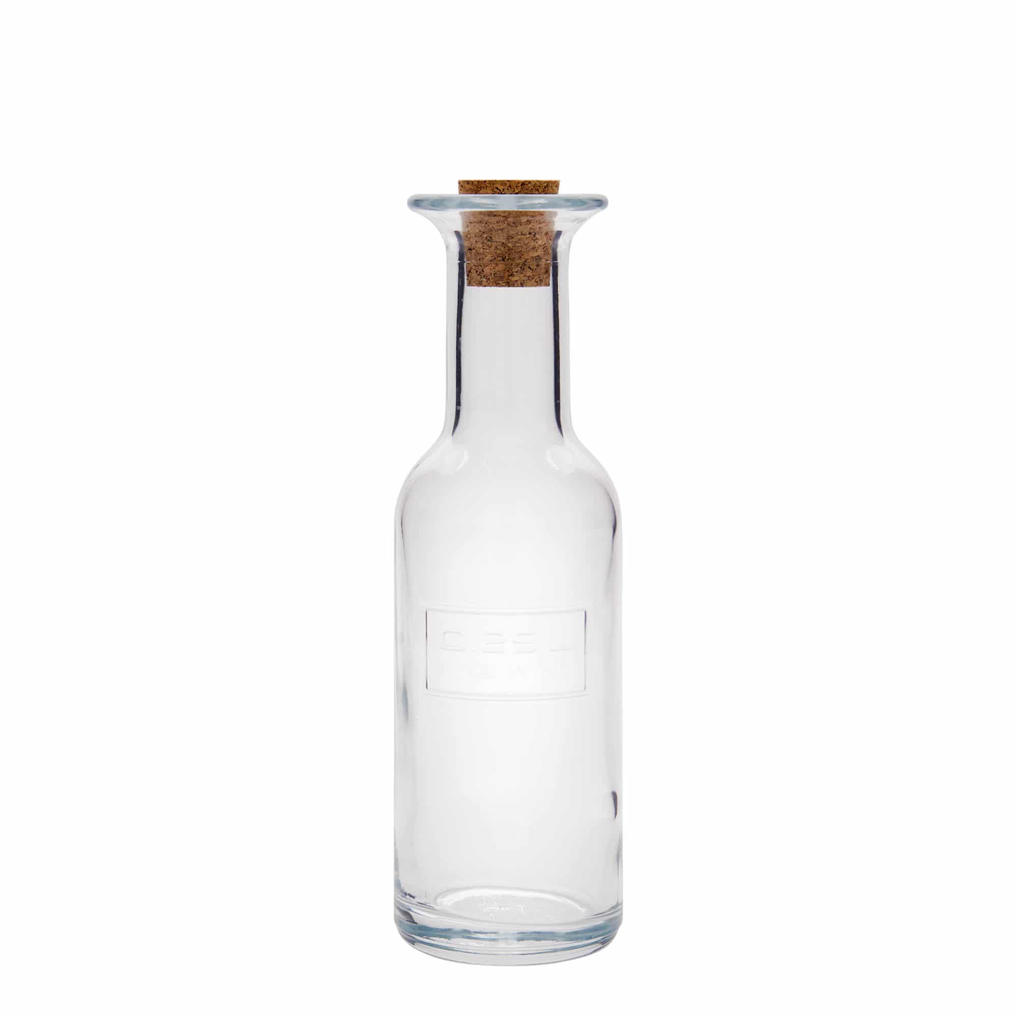 250 ml shishe qelqi 'Optima Fine Wine', gojë: kork