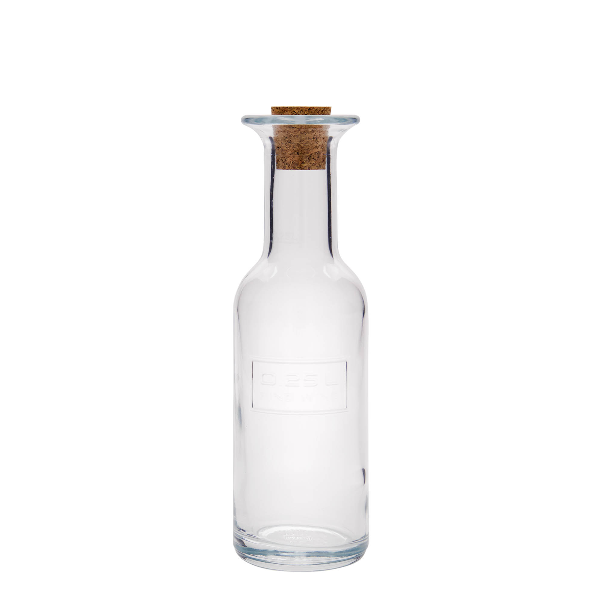 250 ml shishe qelqi 'Optima Fine Wine', gojë: kork 250 ml shishe qelqi 'Optima Fine Wine', gojë: kork