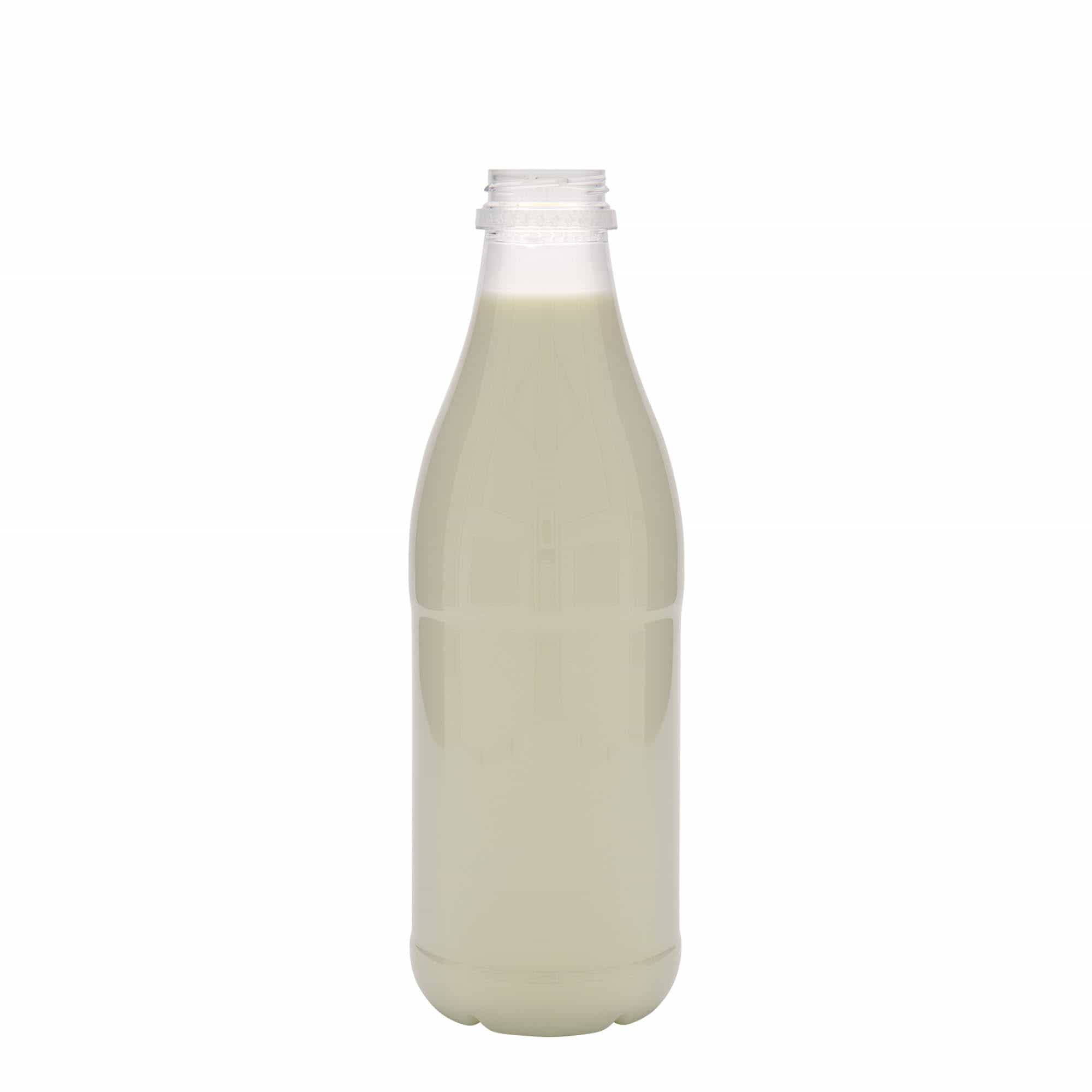 1.000 ml shishe PET 'Qumësht dhe Lëng', plastikë, hapje: 38 mm