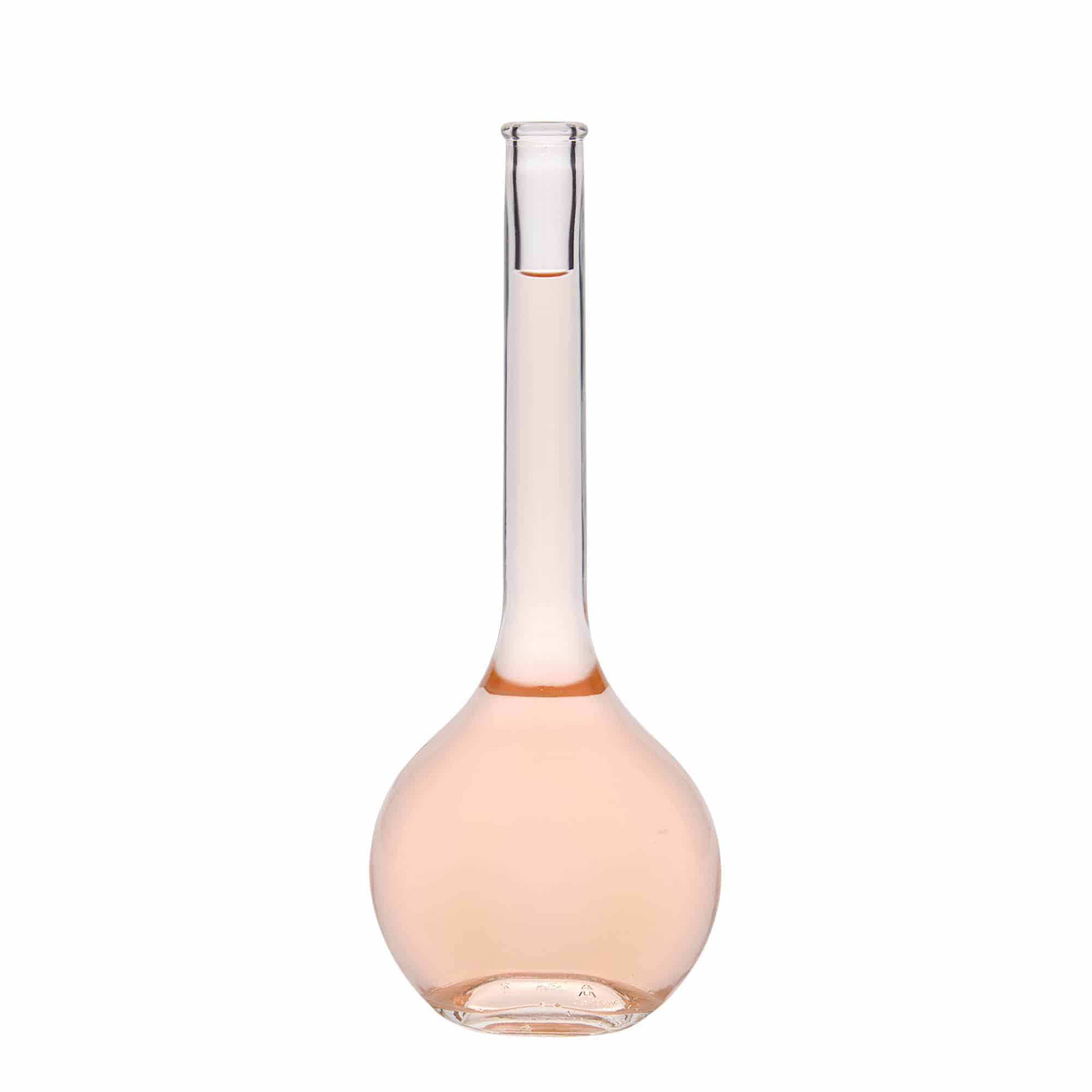 Shishe qelqi 500 ml 'Contessa', ovale, gojë: kork