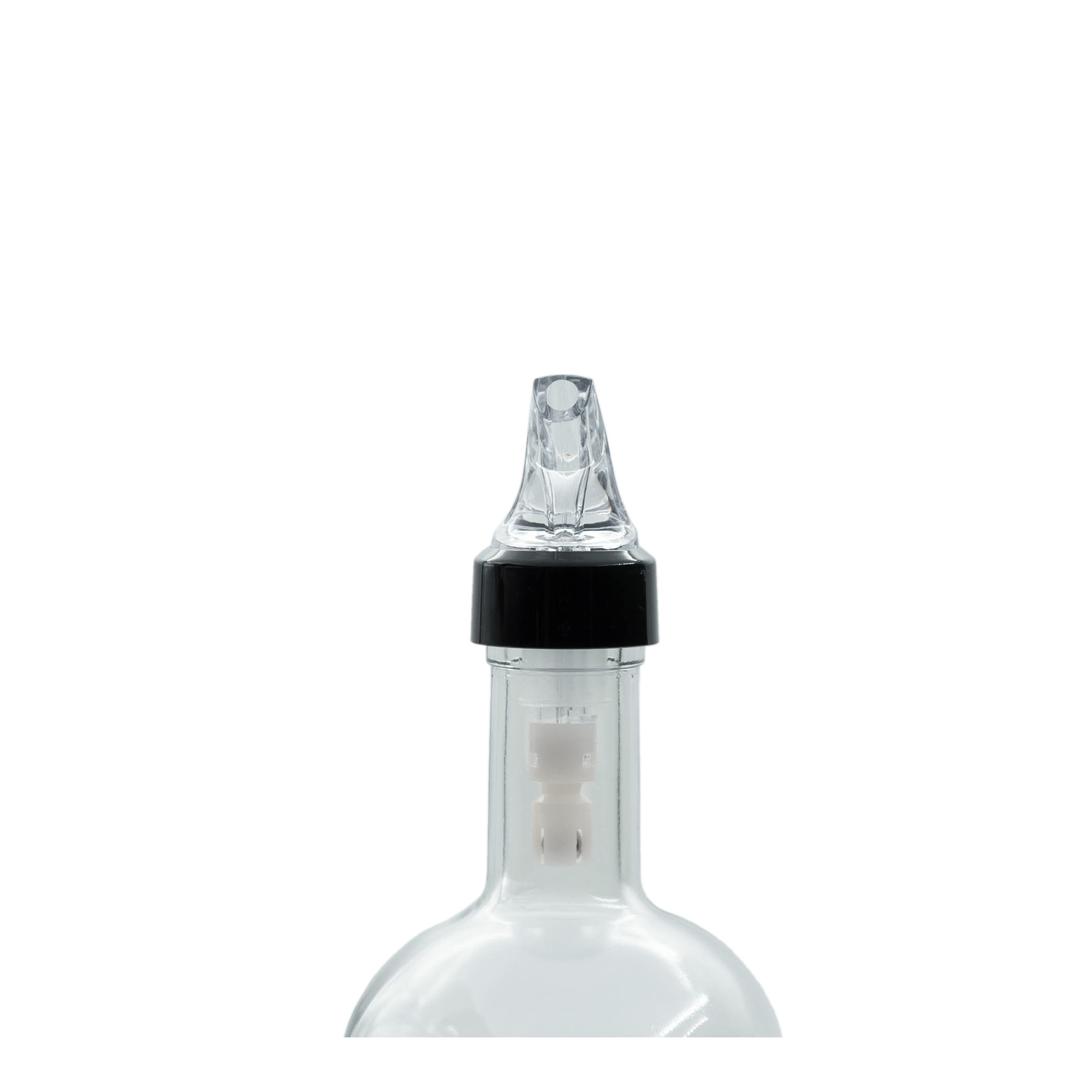Dosier derdhës 'Auto Pour' 5 cl, plastik PE, i qartë