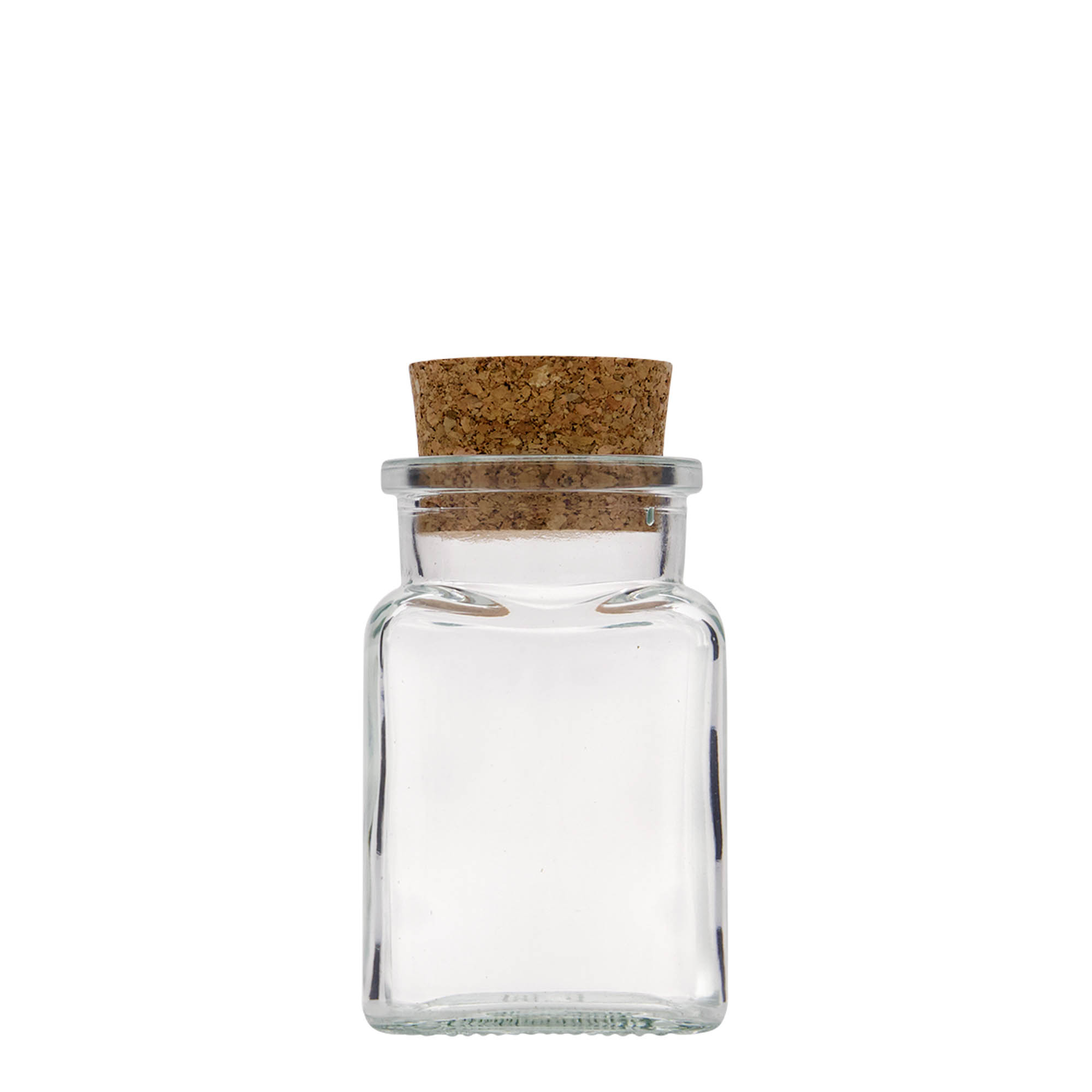 150 ml gotë me kapak kork, katror, gojë: kork 150 ml gotë me kapak kork, katror, gojë: kork