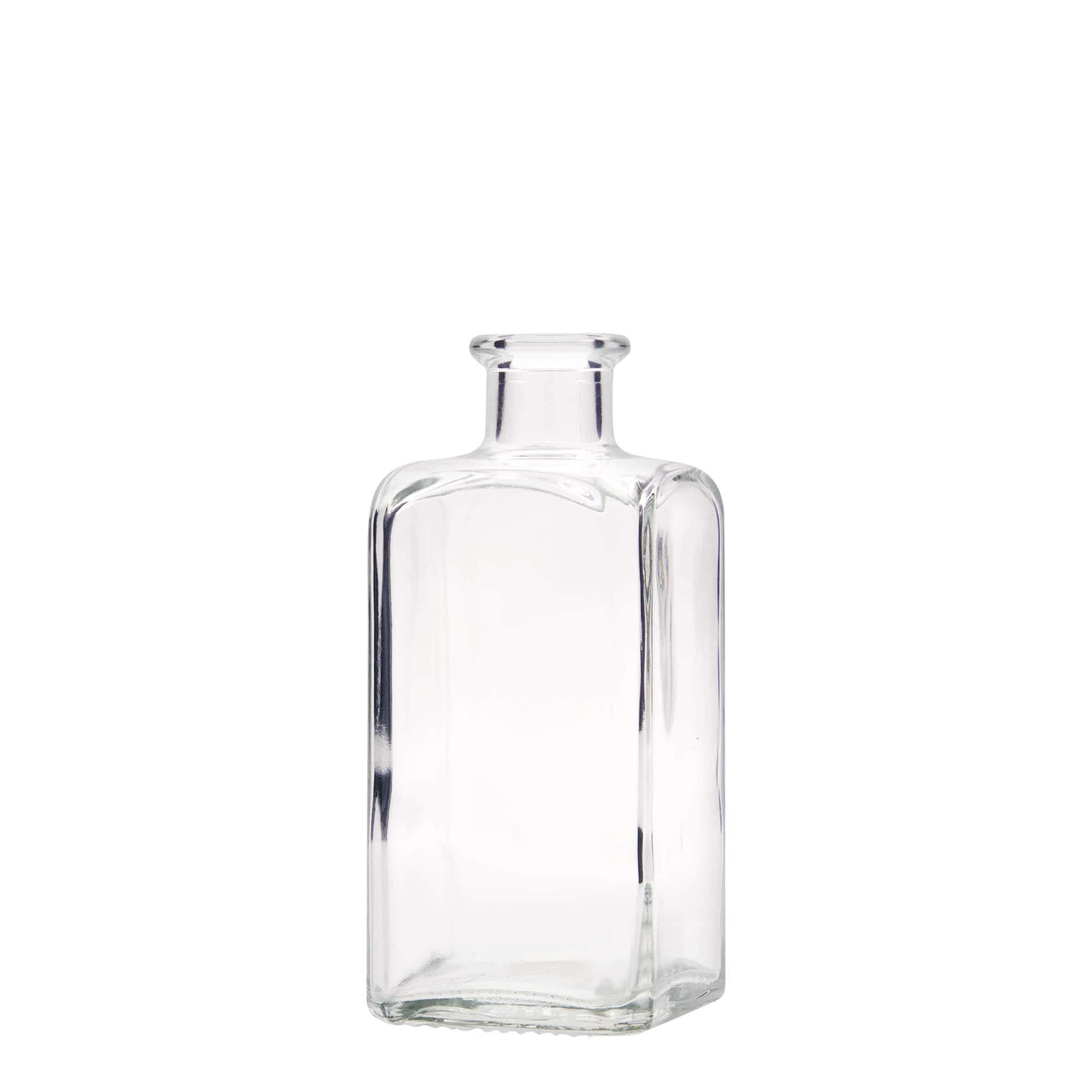 Shishe qelqi 250 ml Apotheker Carré, katrore, gojë: korek