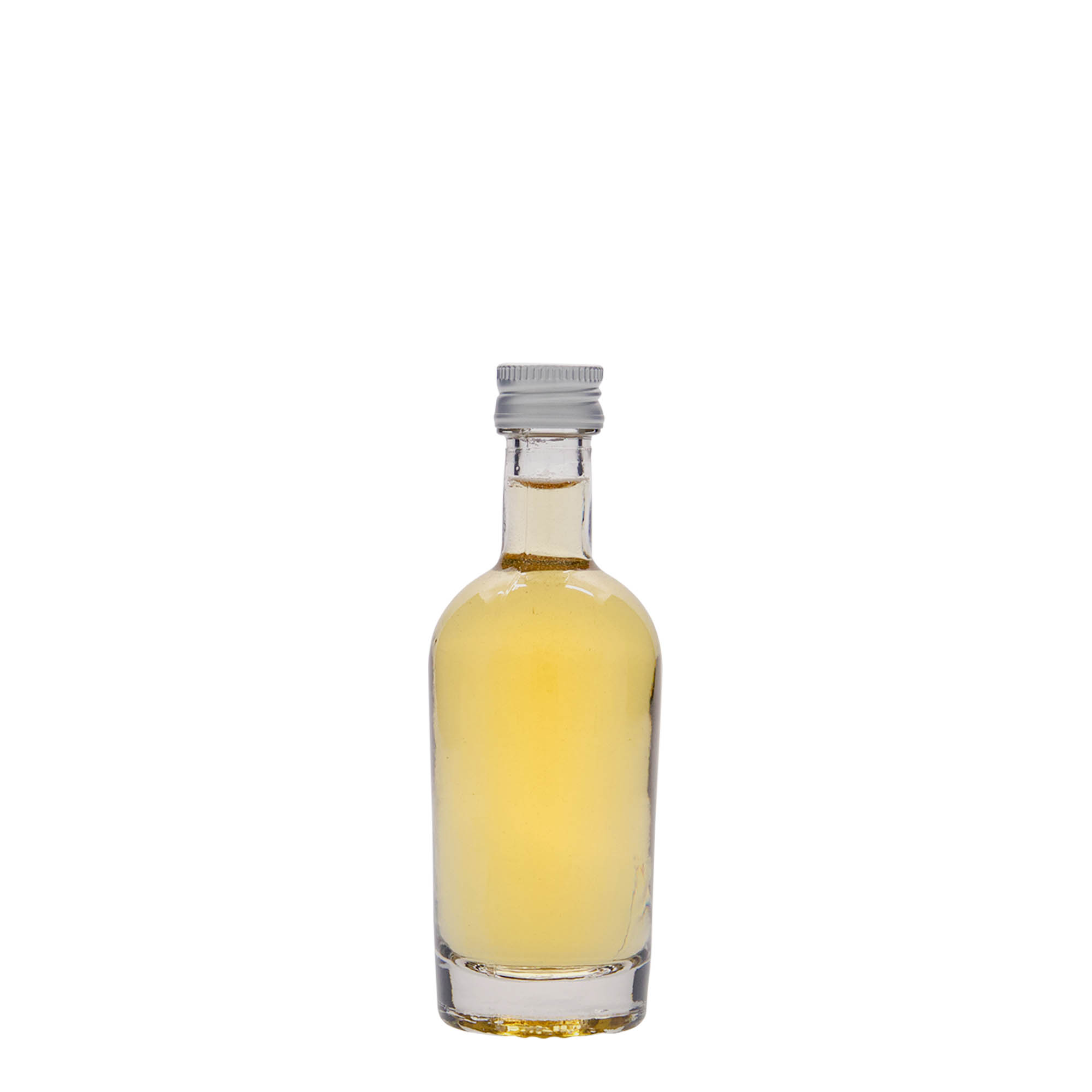 Shishe qelqi 50 ml 'Pepe', gojë: PP 18 Shishe qelqi 50 ml 'Pepe', gojë: PP 18