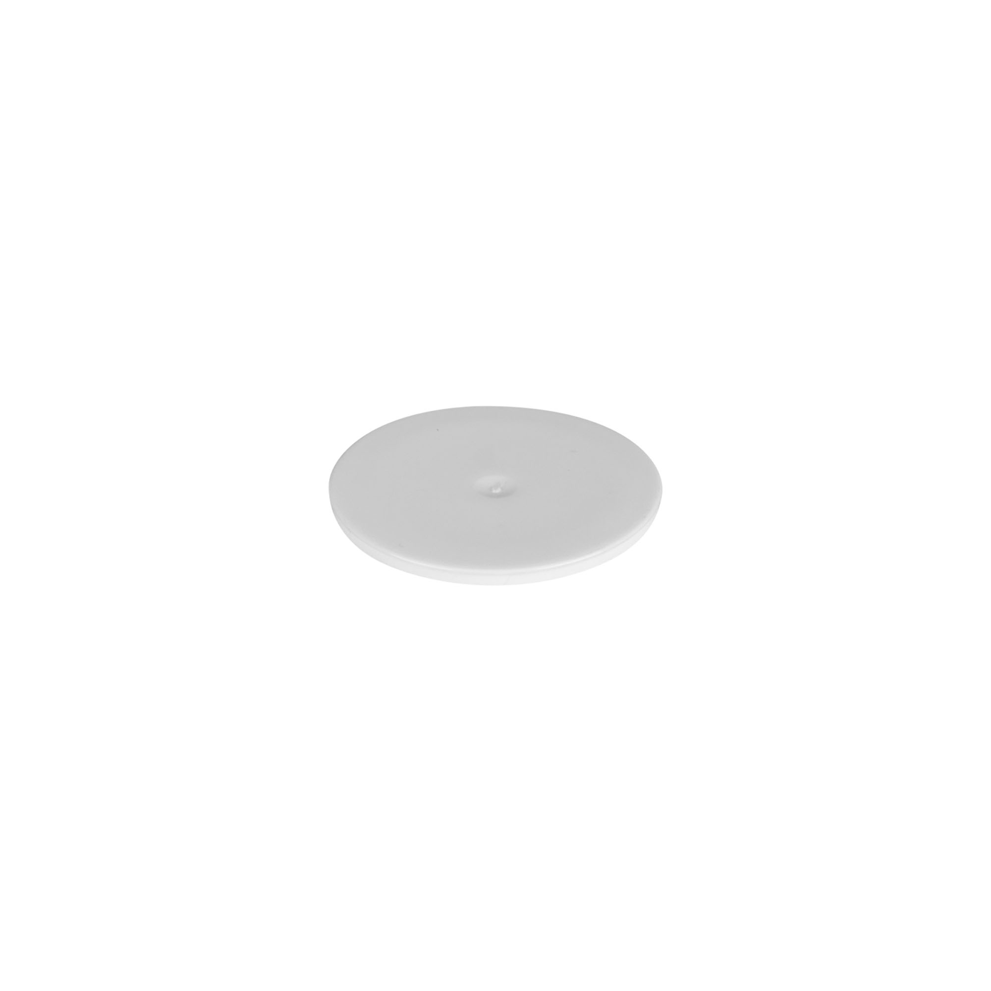 Fletë mbuluese për 5 ml 'Bianca', plastikë PP, e bardhë Fletë mbuluese për 5 ml 'Bianca', plastikë PP, e bardhë