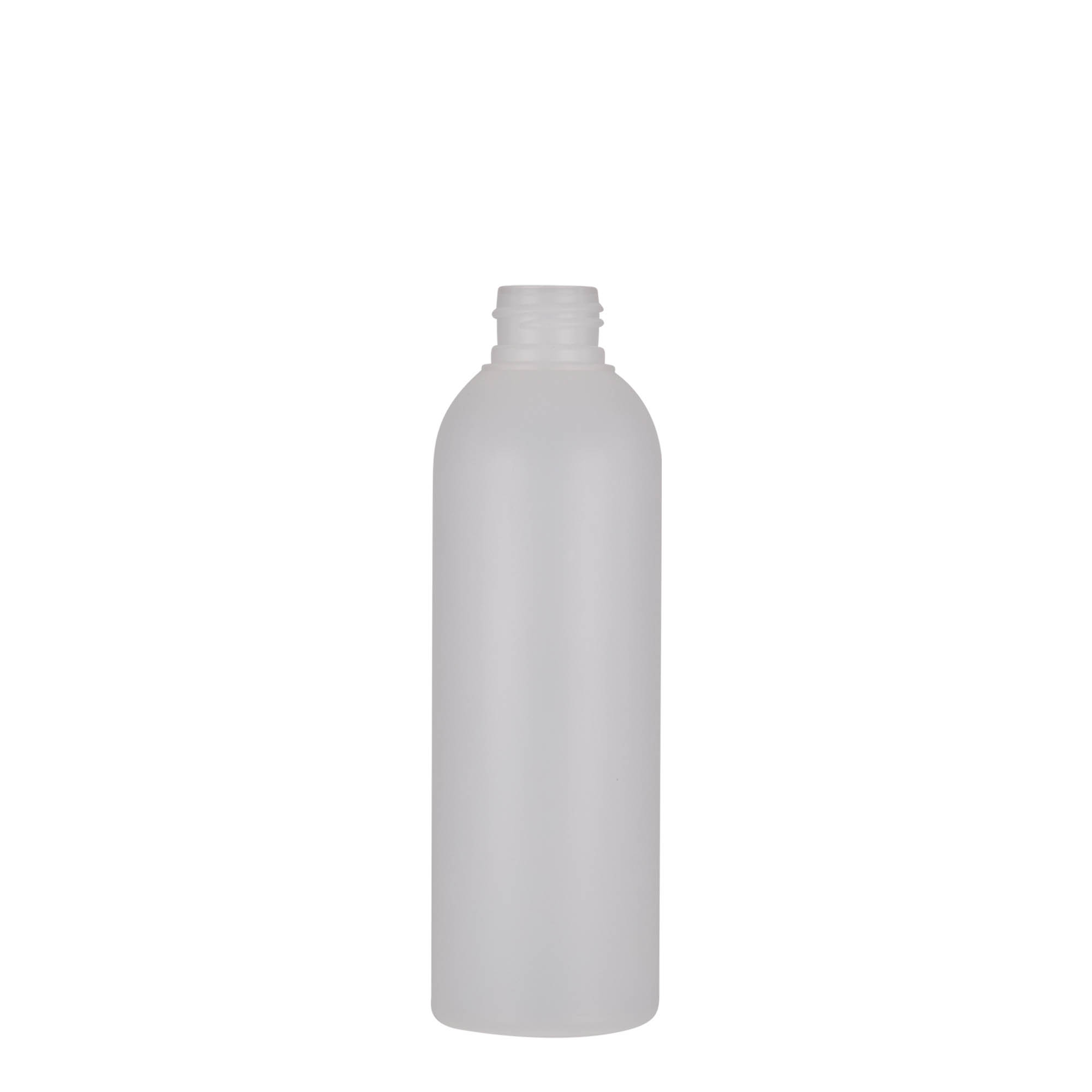 200 ml shishe plastike 'Tuffy', HDPE, natyrale, qafë: 24/410