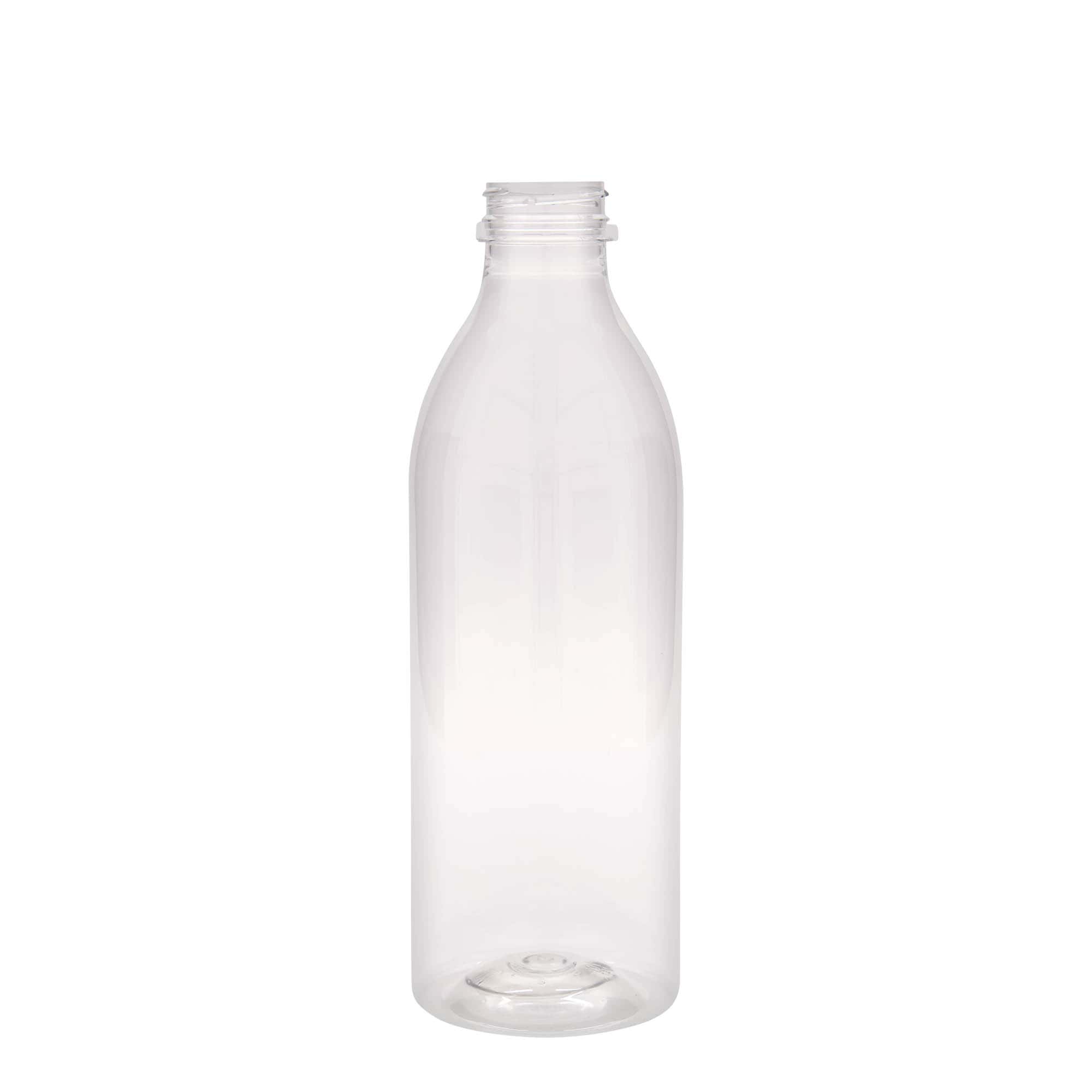 1.000 ml shishe PET standard, plastik, hapje: 38 mm