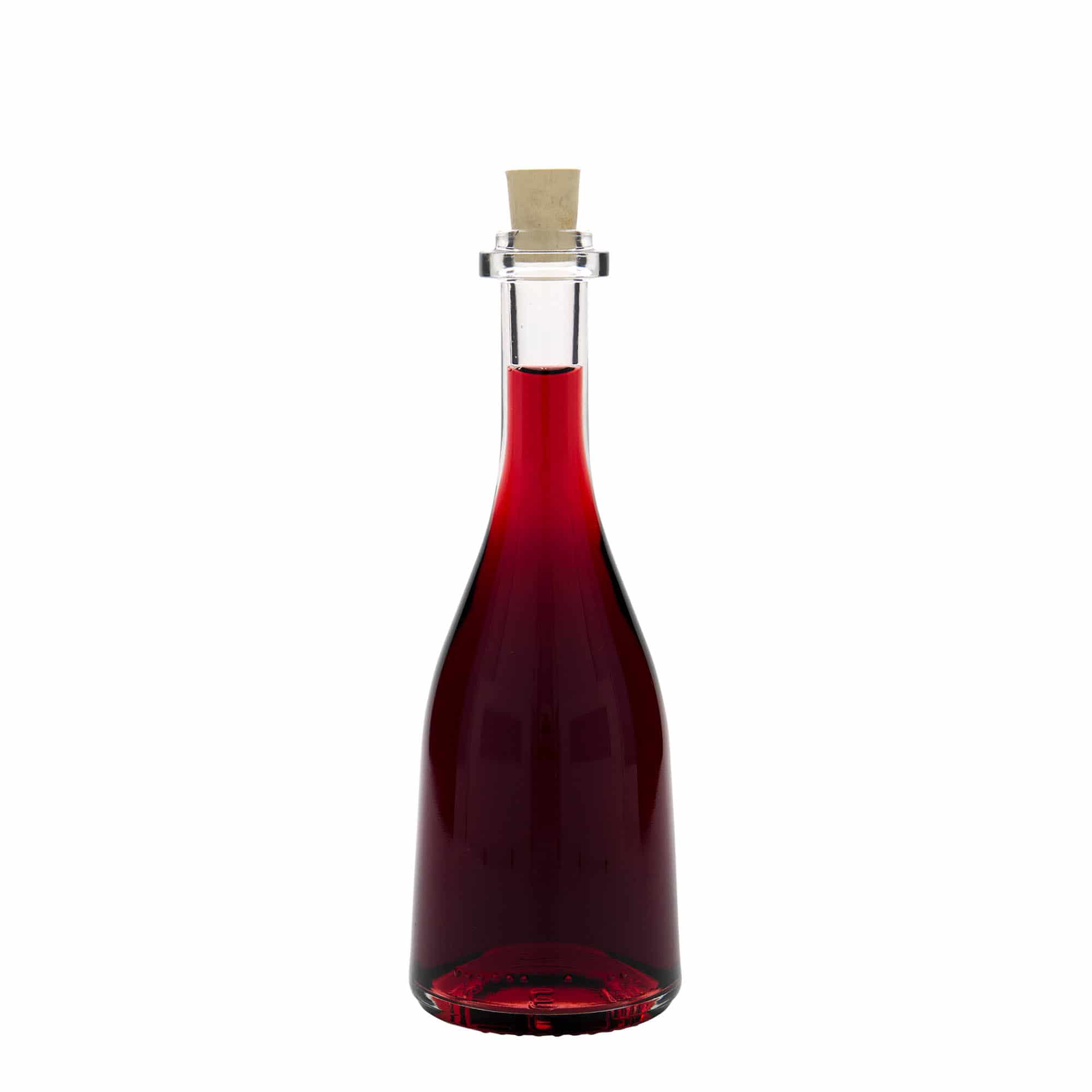 200 ml shishe qelqi 'Rustica', Hapura: Korek