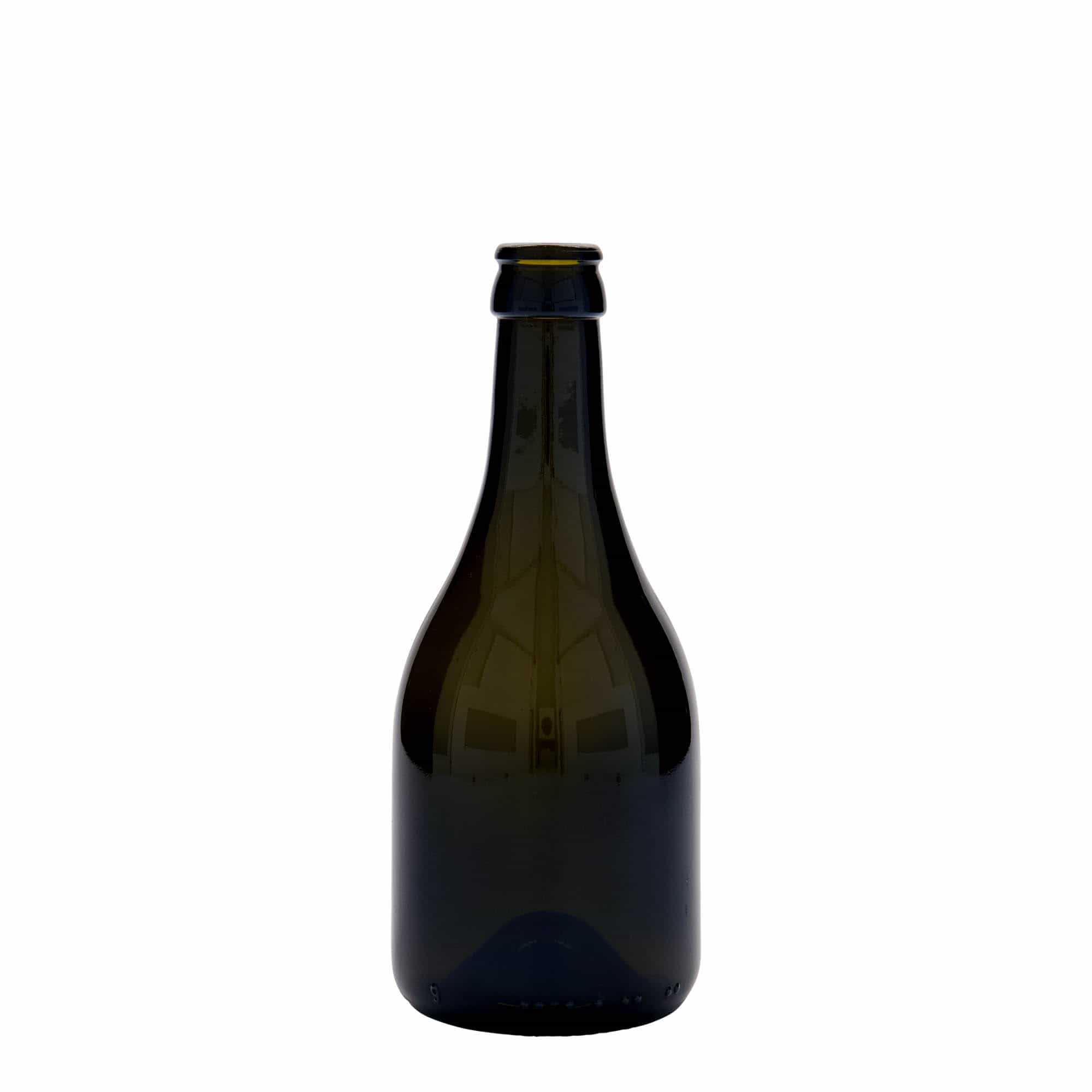 330 ml shishe birre 'Horta', qelq, jeshile antike, gojë: Kronkorken