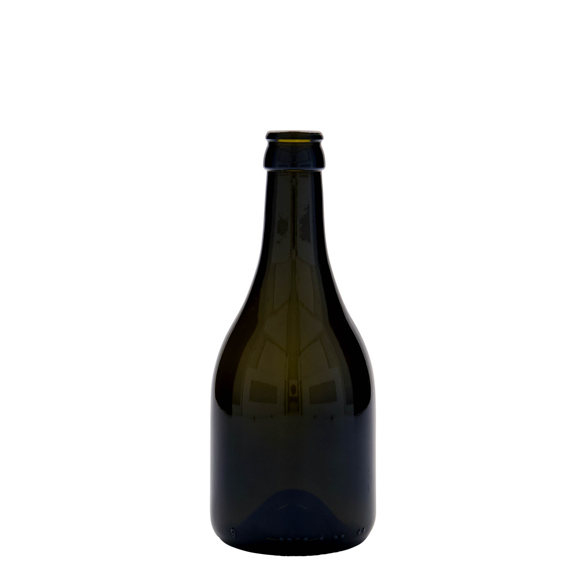 330 ml shishe birre 'Horta', qelq, jeshile antike, gojë: Kronkorken