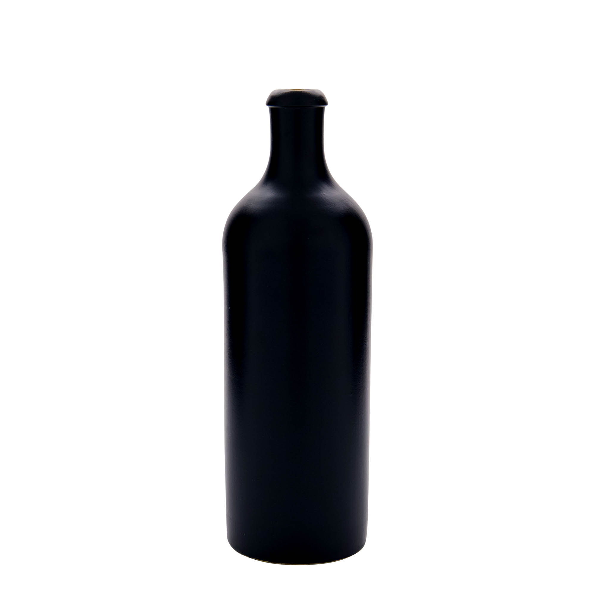 750 ml krua pije, qeramikë, e zezë, goja: korçkë