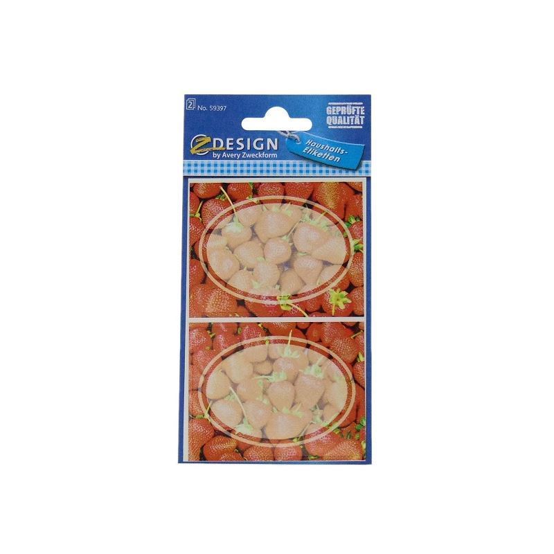 Zweckform Etiketa 'Luleshtrydhe', ovale, letër, shumëngjyrëshe Zweckform Etiketa 'Luleshtrydhe', ovale, letër, shumëngjyrëshe