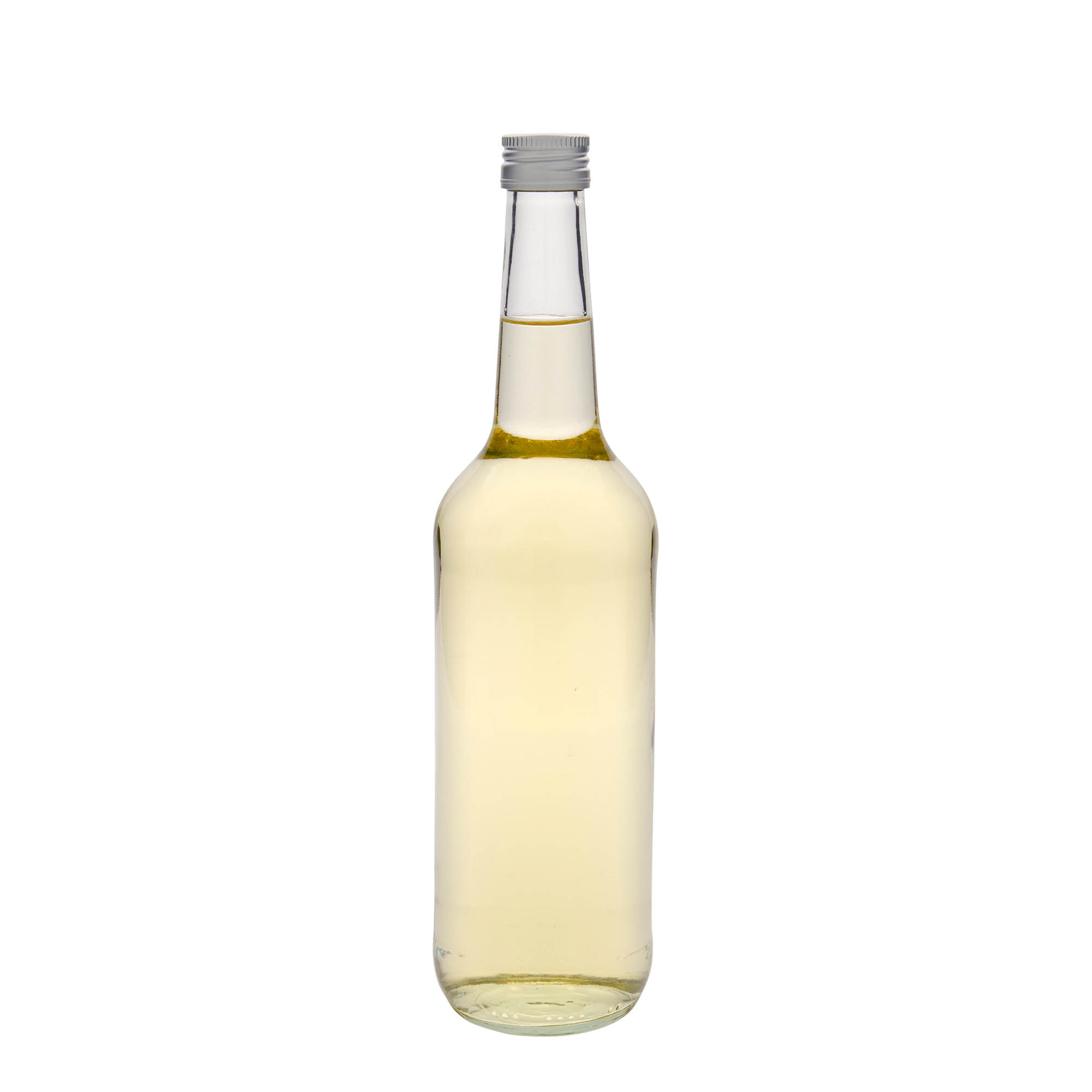 Shishe qelqi 700 ml me qafë të drejtë, gojë: PP 28 Shishe qelqi 700 ml me qafë të drejtë, gojë: PP 28