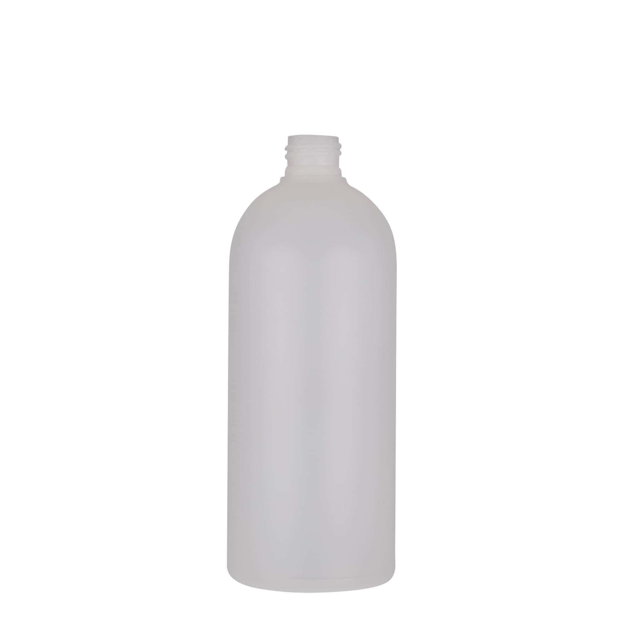 Shishe plastike 500 ml 'Tuffy', HDPE, natyrale, hapje: 24/410