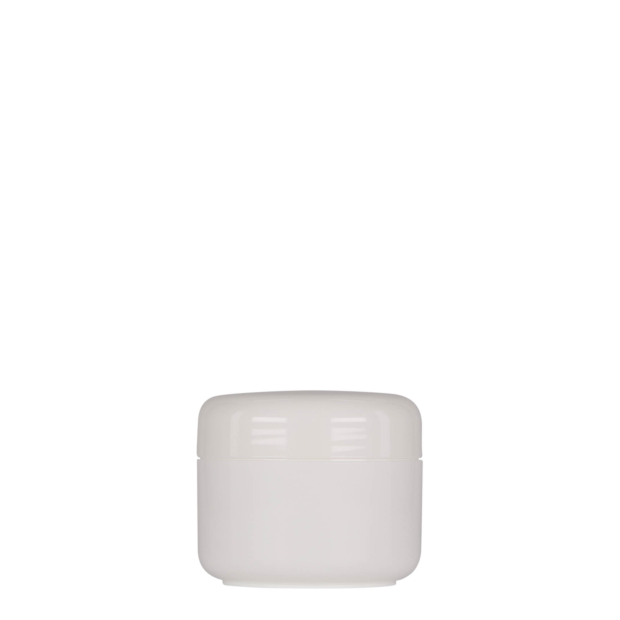 50 ml enë plastike 'Bianca', PP, e bardhë, hapje: kapak me vidë 50 ml enë plastike 'Bianca', PP, e bardhë, hapje: kapak me vidë