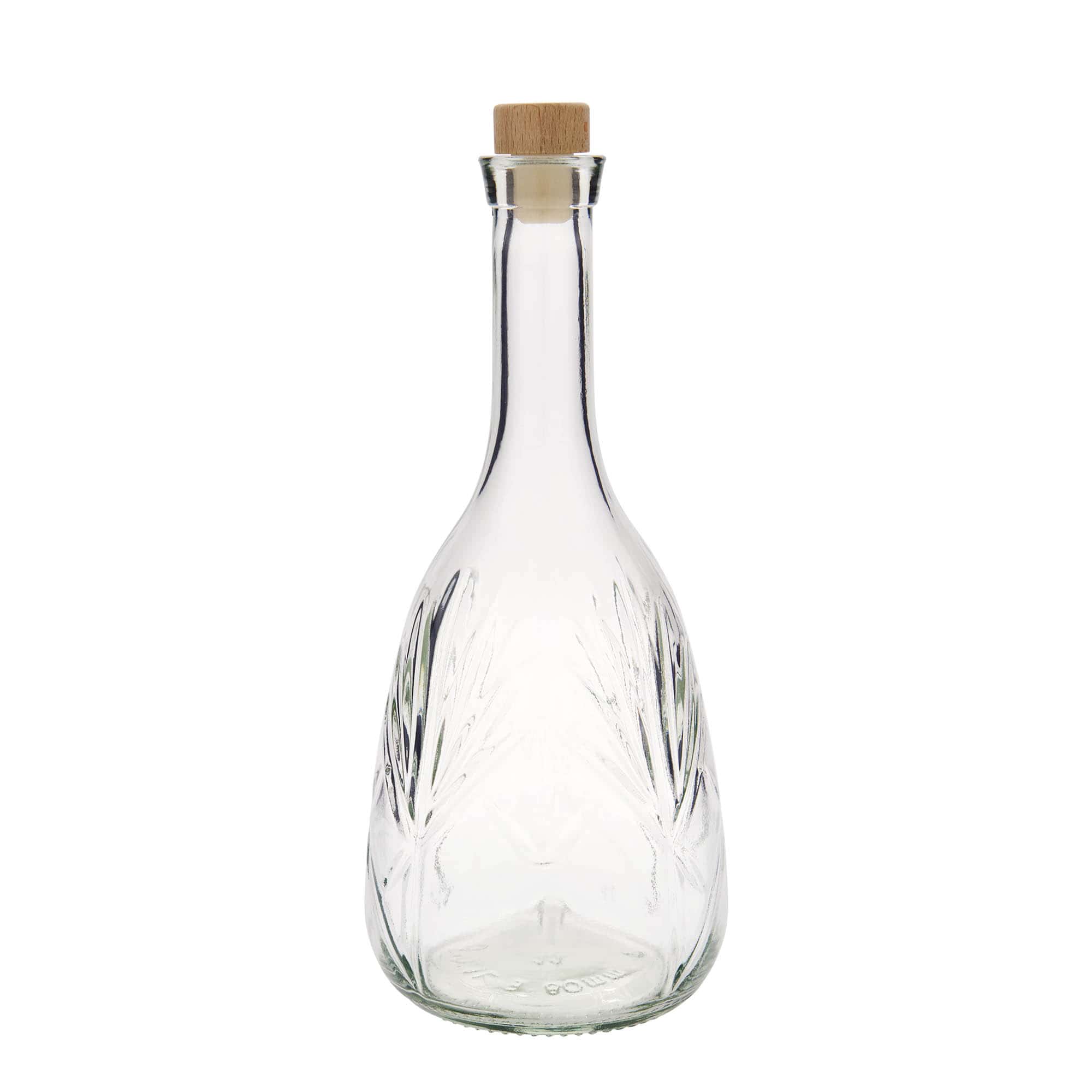 1.000 ml shishe qelqi 'Reliefa', gojë: kork
