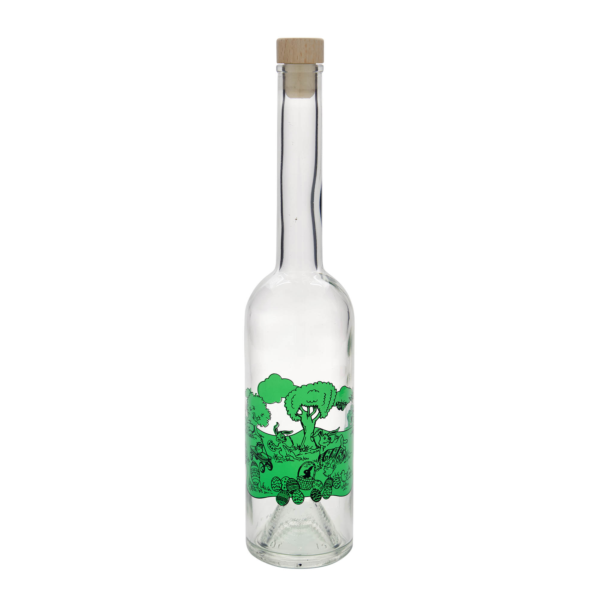 Shishe qelqi 500 ml 'Opera', motiv: Gëzuar Pashkët, gryka: Kork Shishe qelqi 500 ml 'Opera', motiv: Gëzuar Pashkët, gryka: Kork
