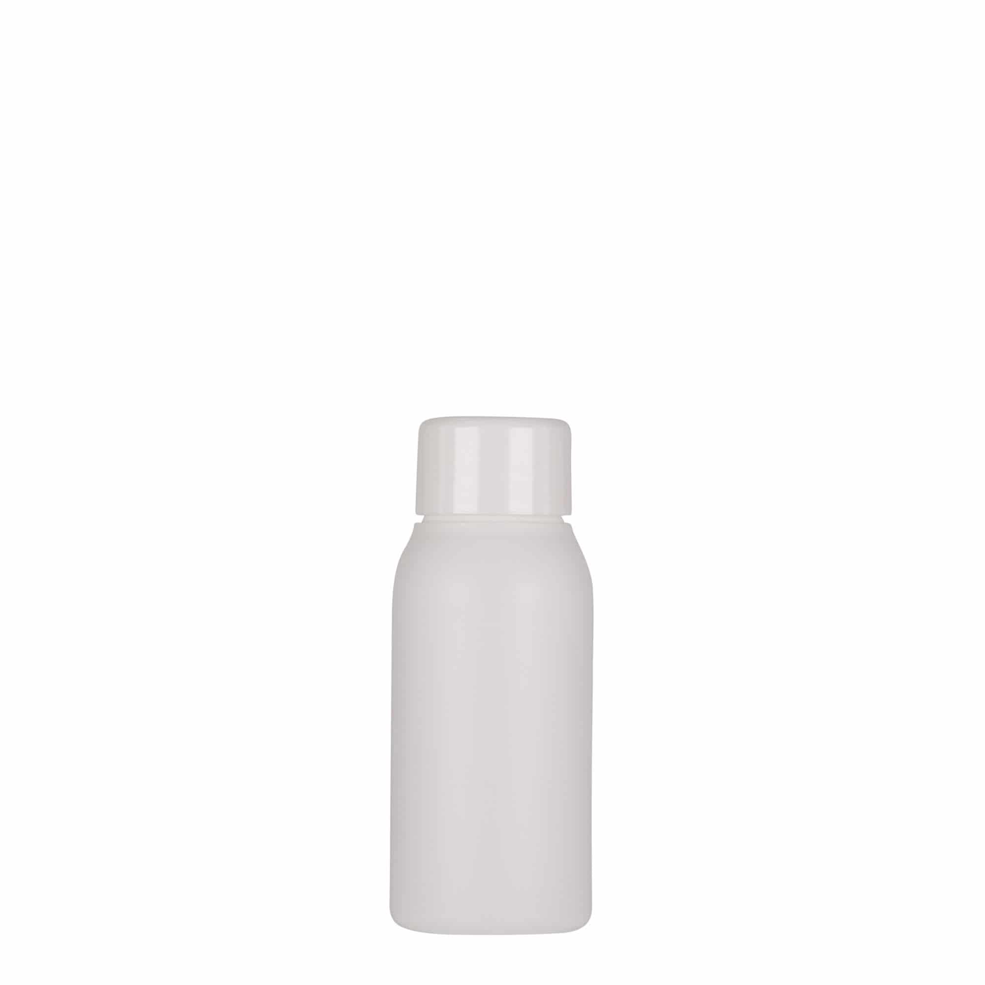 Shishe plastike 50 ml 'Tuffy', HDPE, e bardhë, gojë: 24/410