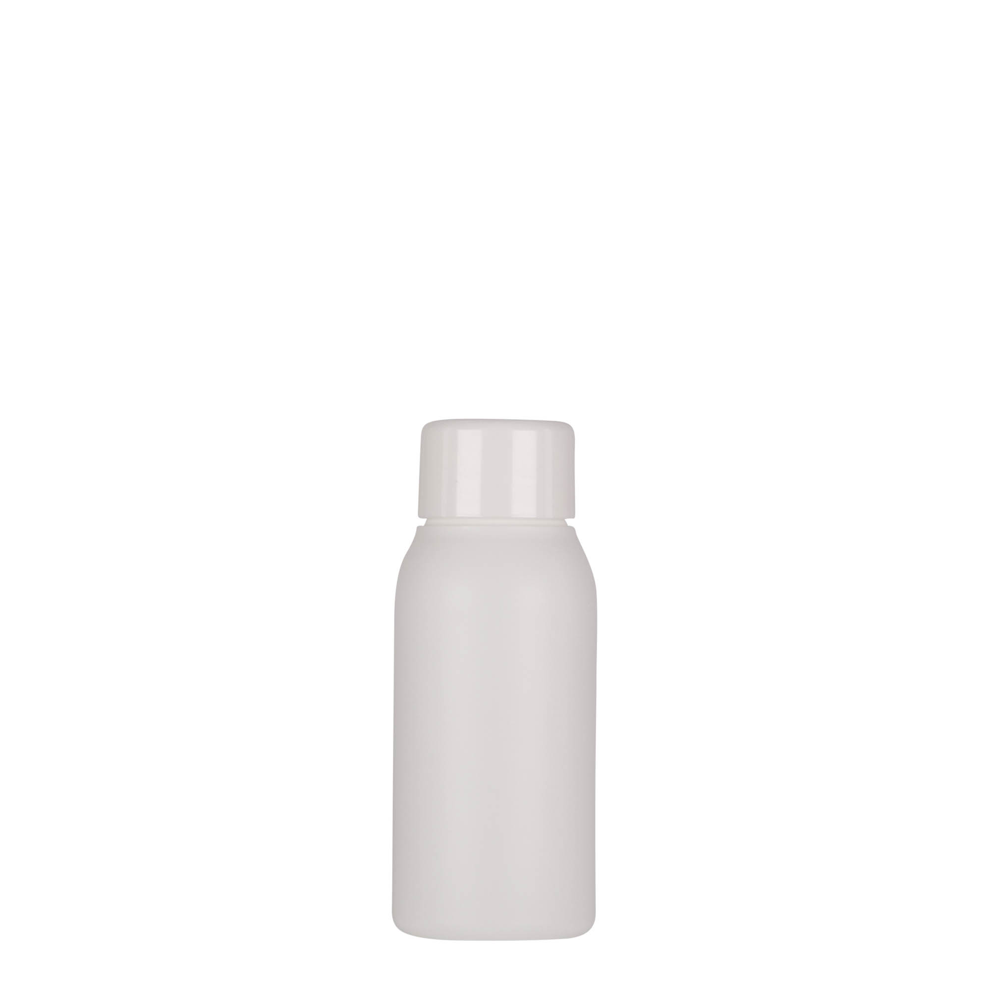 Shishe plastike 50 ml 'Tuffy', HDPE, e bardhë, gojë: 24/410