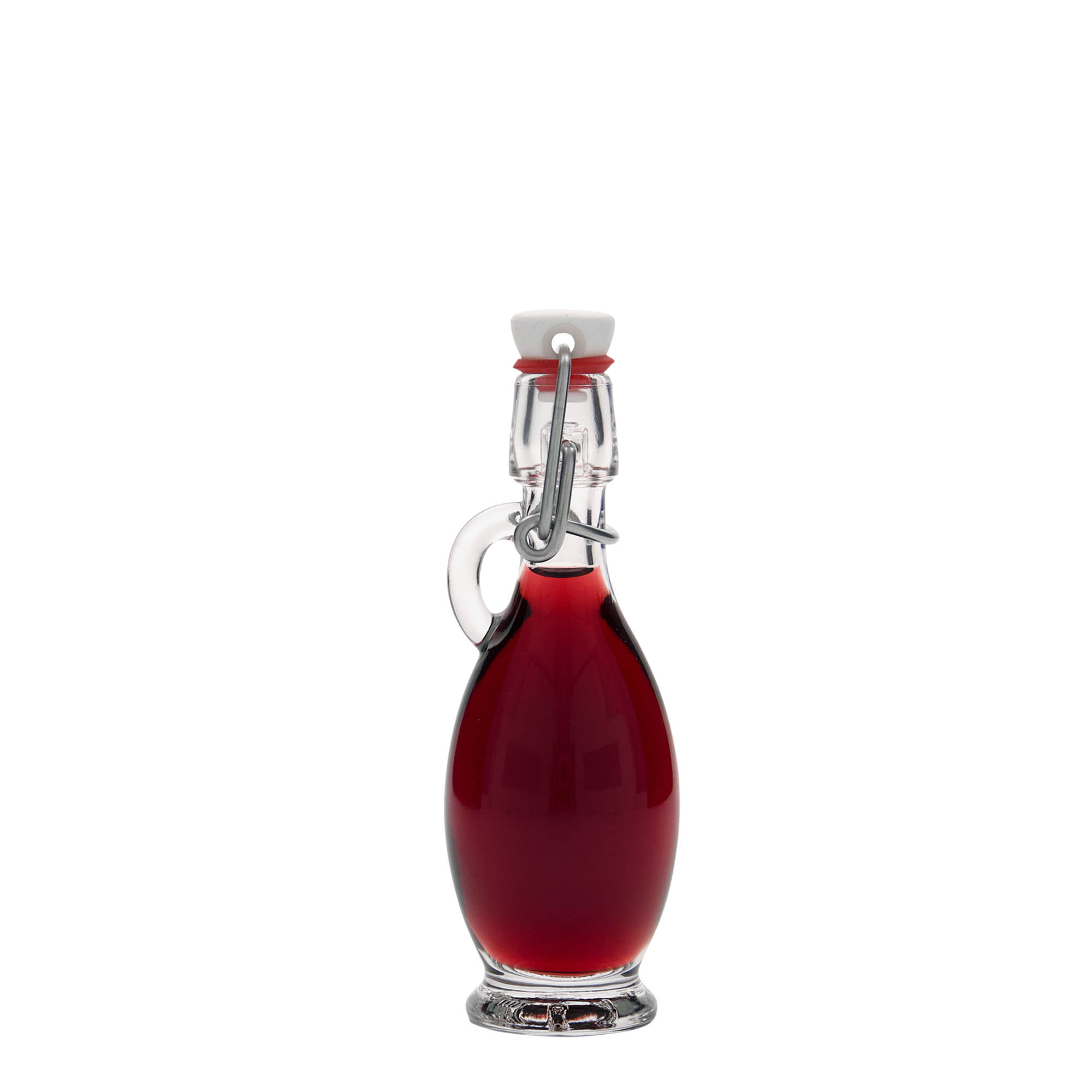 Shishe qelqi 40 ml 'Egizia', hapje: mbyllje me kapak me grep