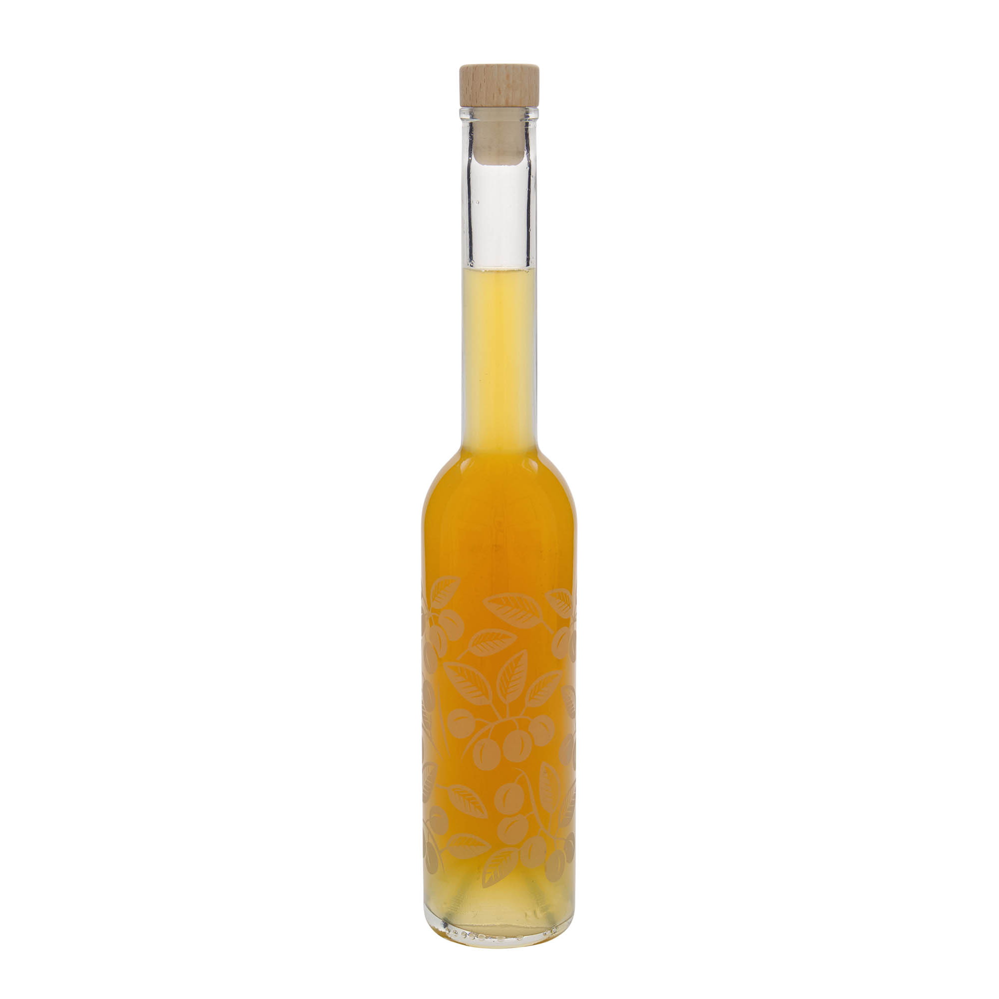 Shishe qelqi 350 ml 'Opera', motiv: Mirabellen, hapje: korek Shishe qelqi 350 ml 'Opera', motiv: Mirabellen, hapje: korek