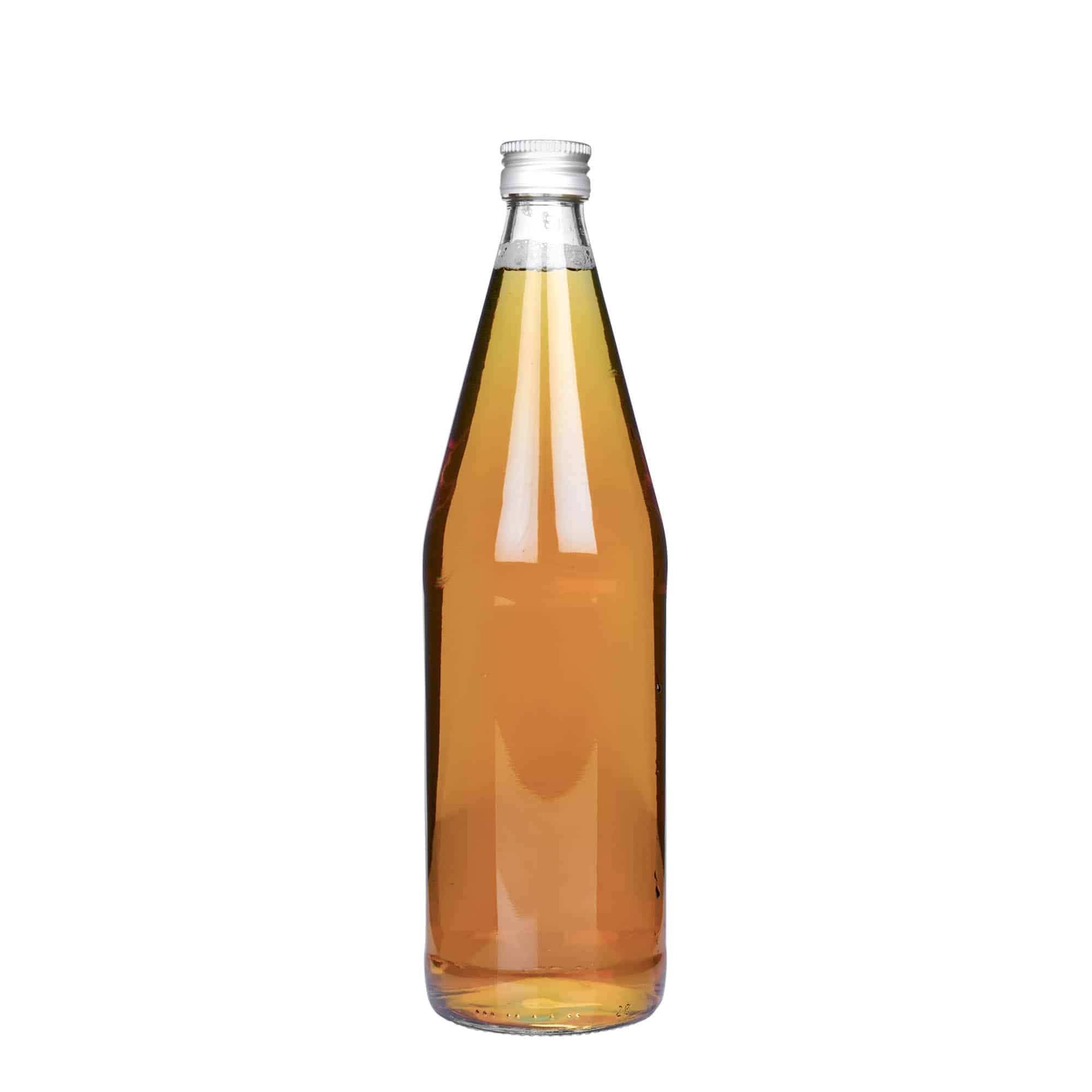 750 ml shishe universale formë karrote, qelq, gojë: PP 28