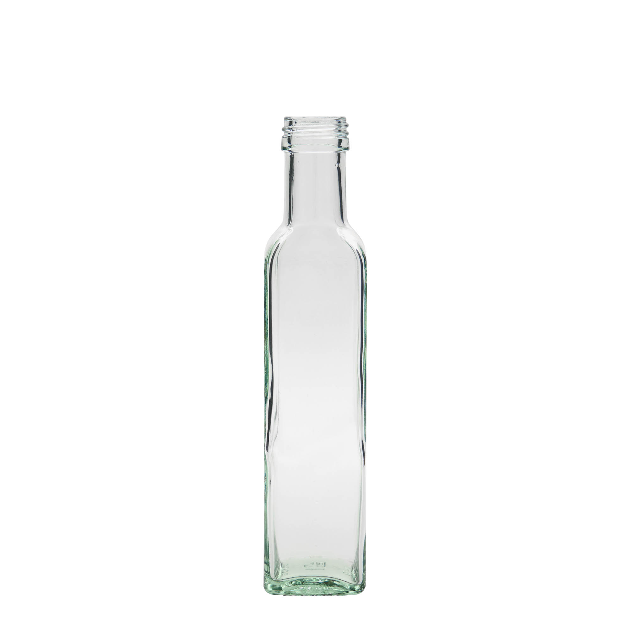 250 ml shishe qelqi 'Marasca', katrore, gojë: PP 31,5