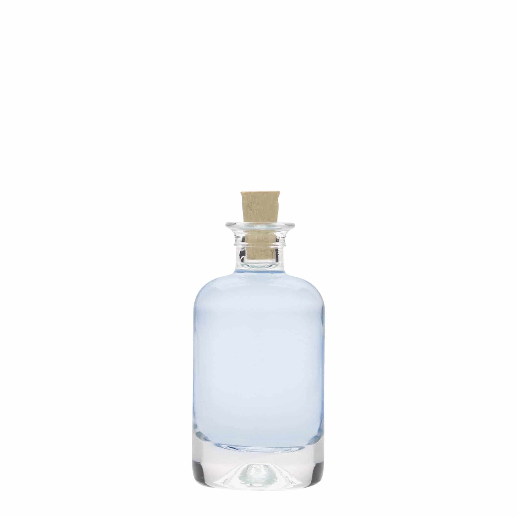 Shishe qelqi 40 ml për farmacist, gojë: korek