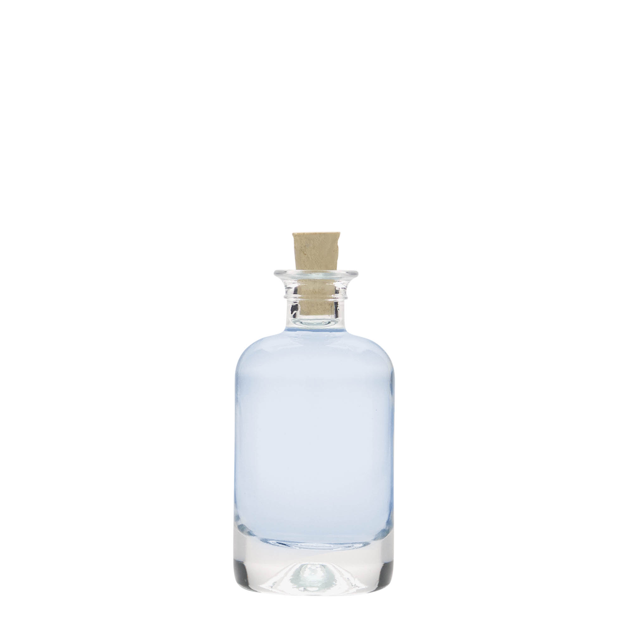 Shishe qelqi 40 ml për farmacist, gojë: korek