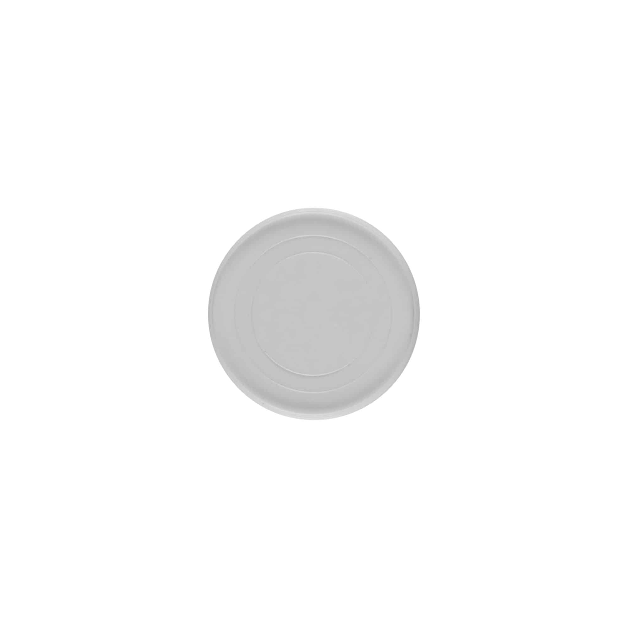 Fletë mbuluese për 5 ml 'Bianca', plastikë PP, e bardhë