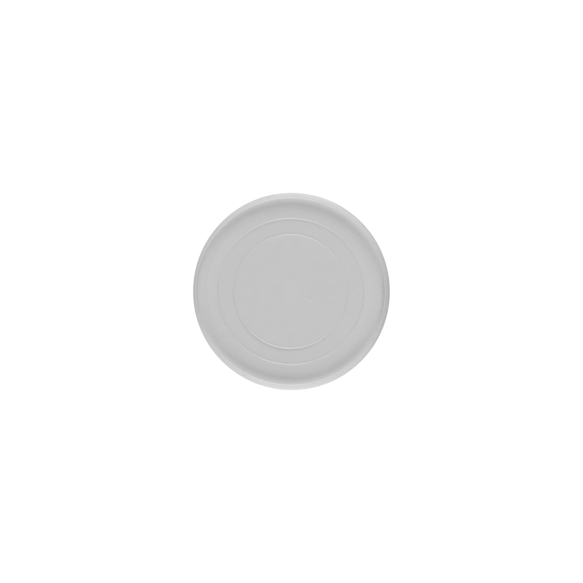 Fletë mbuluese për 5 ml 'Bianca', plastikë PP, e bardhë Fletë mbuluese për 5 ml 'Bianca', plastikë PP, e bardhë