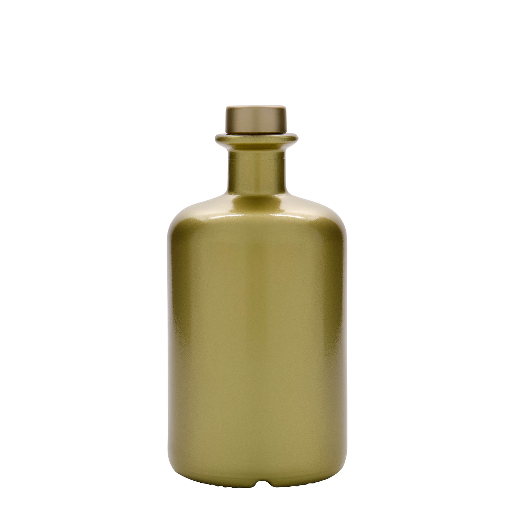 Shishe qelqi 500 ml, farmaci, e artë, gojë: korek Shishe qelqi 500 ml, farmaci, e artë, gojë: korek