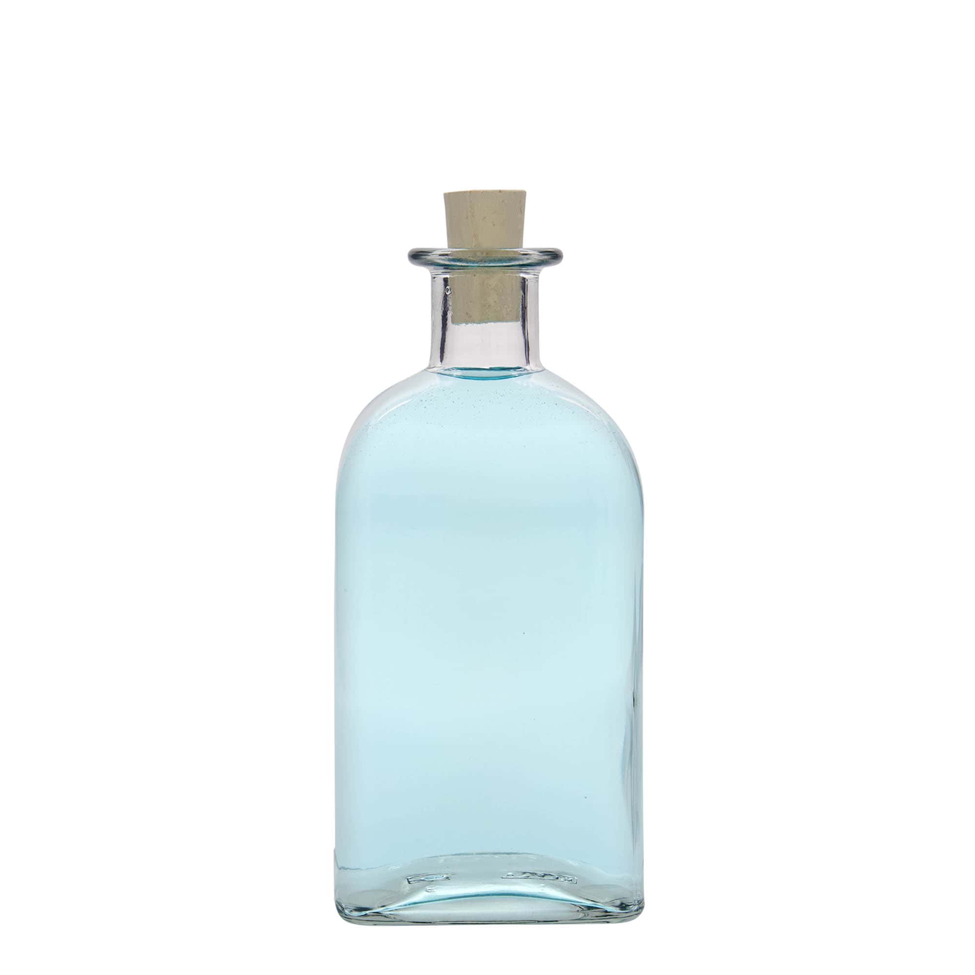 Shishe qelqi 500 ml Apotheker Carré, katrore, gojë: korek