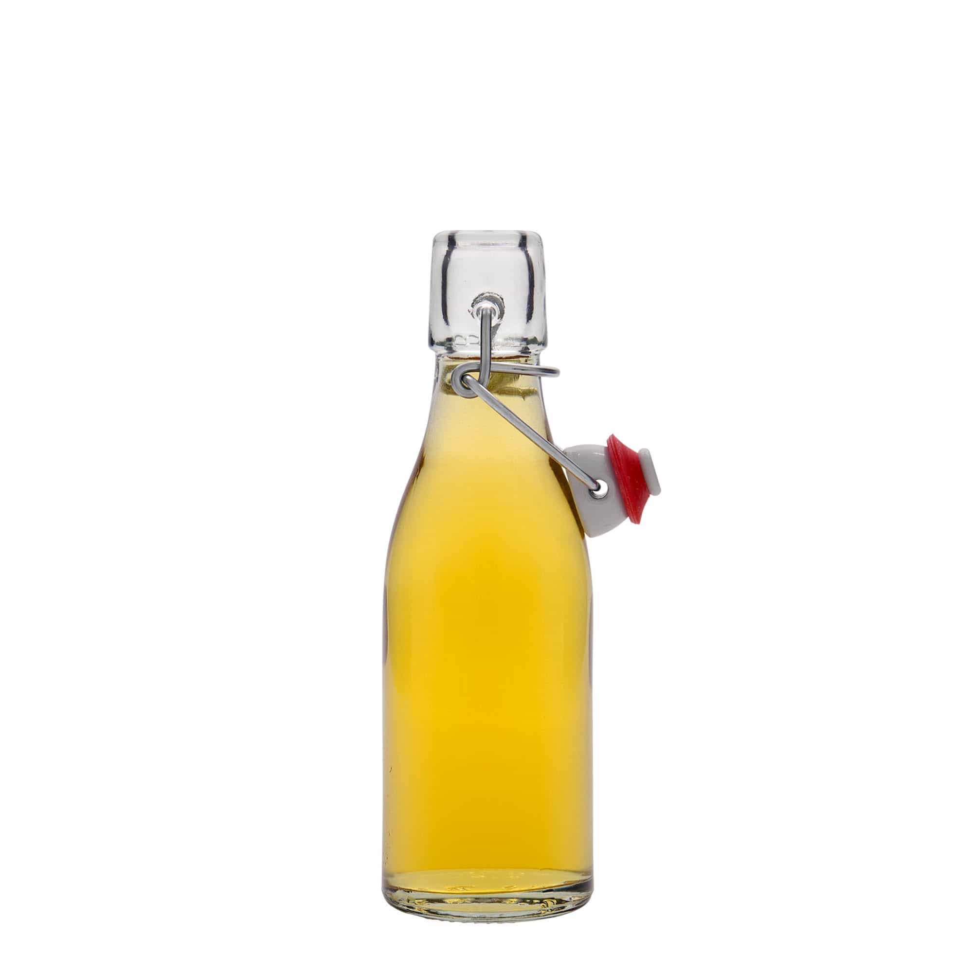 200 ml shishe qelqi 'Paul', gojë: kapak me grep 200 ml shishe qelqi 'Paul', gojë: kapak me grep