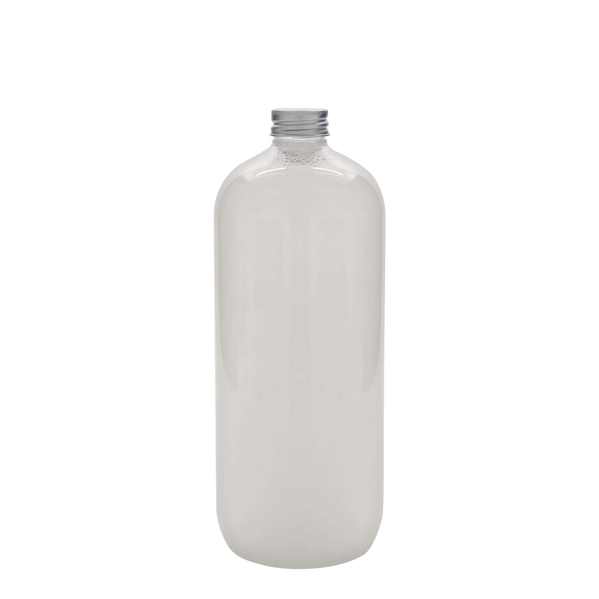 1.000 ml shishe PET 'Boston', plastikë, gojë: 28/410