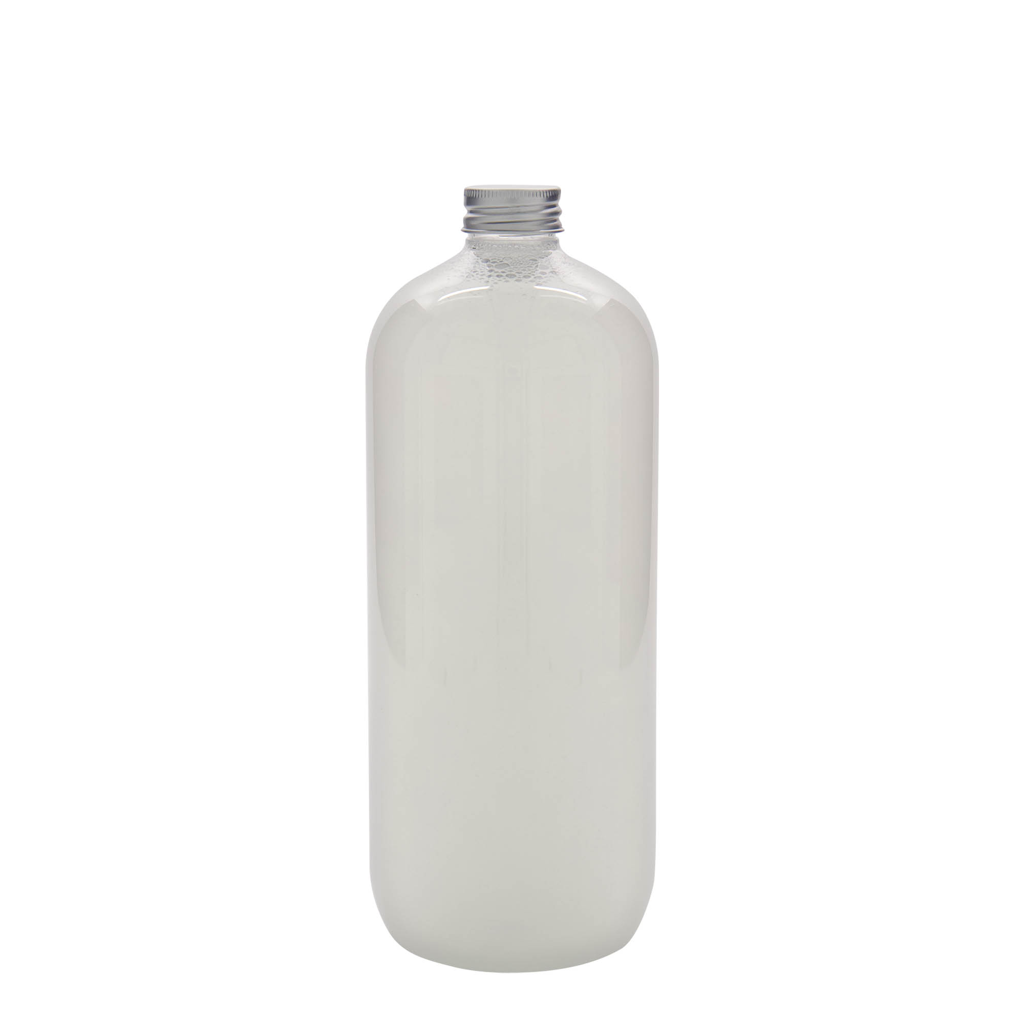 1.000 ml shishe PET 'Boston', plastikë, gojë: 28/410