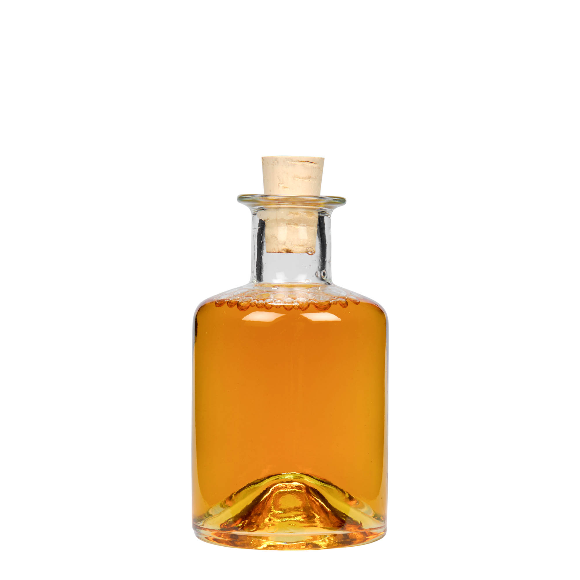 Shishe qelqi 200 ml farmacisti, goja: kork Shishe qelqi 200 ml farmacisti, goja: kork