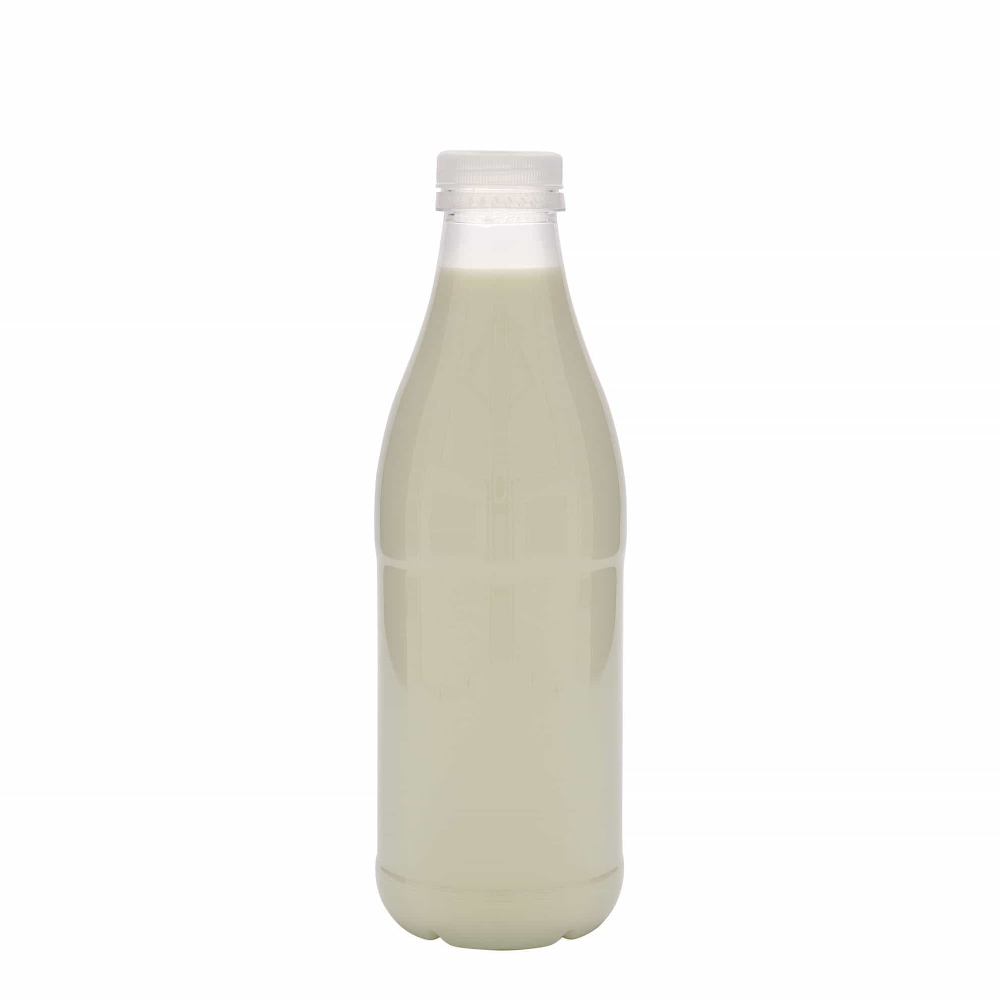 1.000 ml shishe PET 'Qumësht dhe Lëng', plastikë, hapje: 38 mm