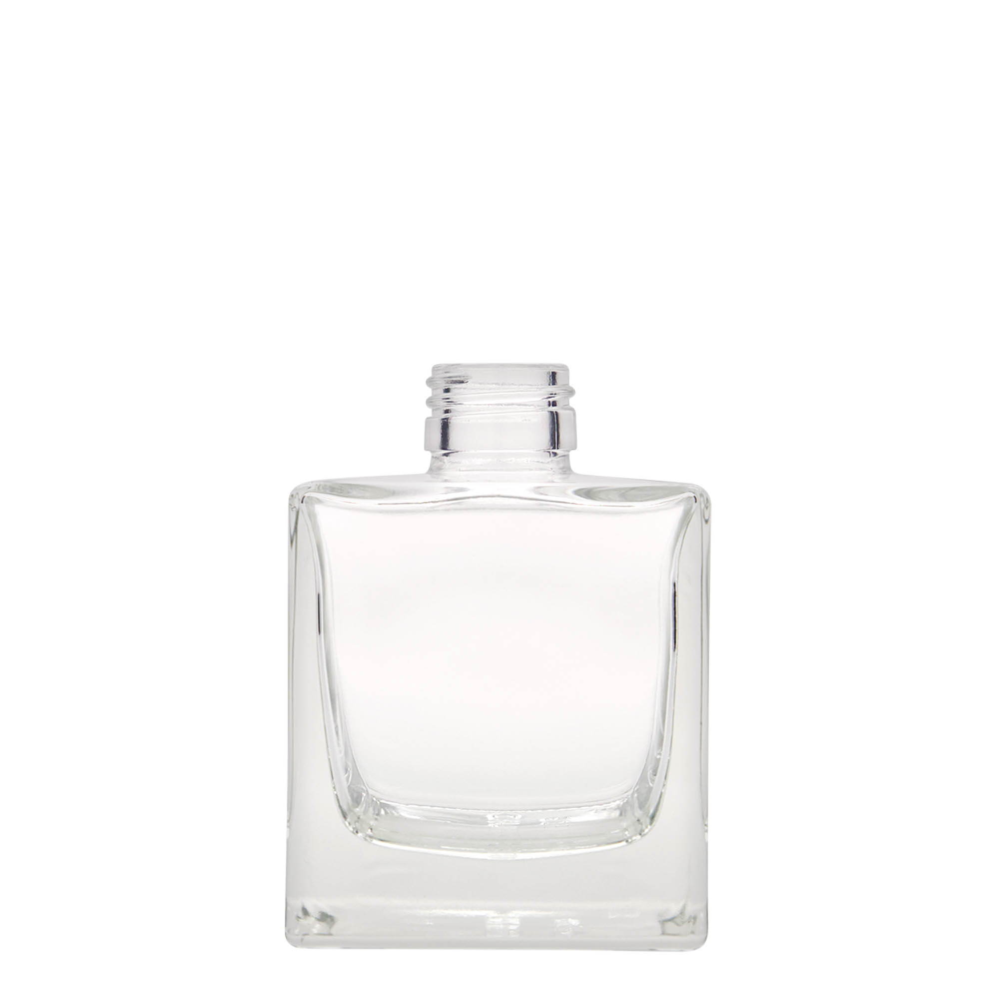 200 ml shishe qelqi 'Cube', katrore, gojë: PP 28
