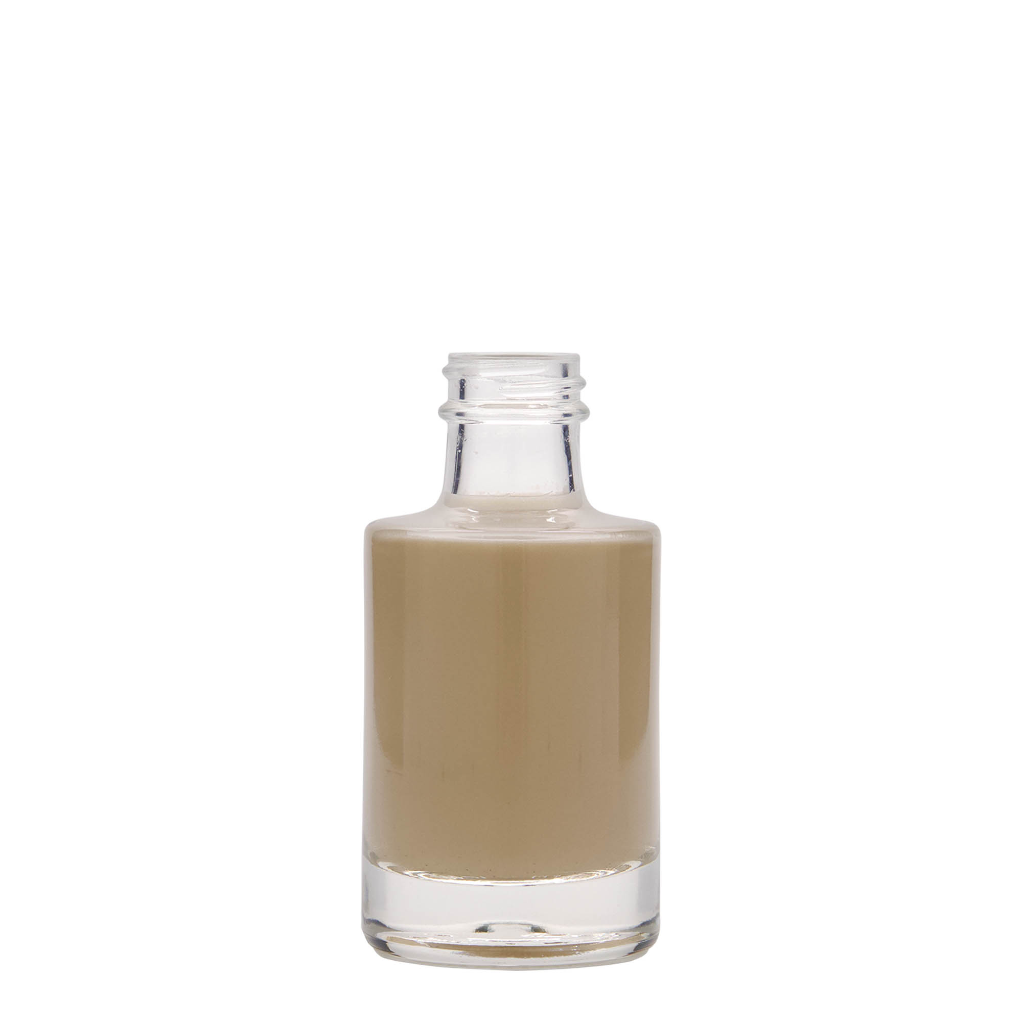 Shishe qelqi 100 ml 'Aventura', gojë: GPI 28 Shishe qelqi 100 ml 'Aventura', gojë: GPI 28
