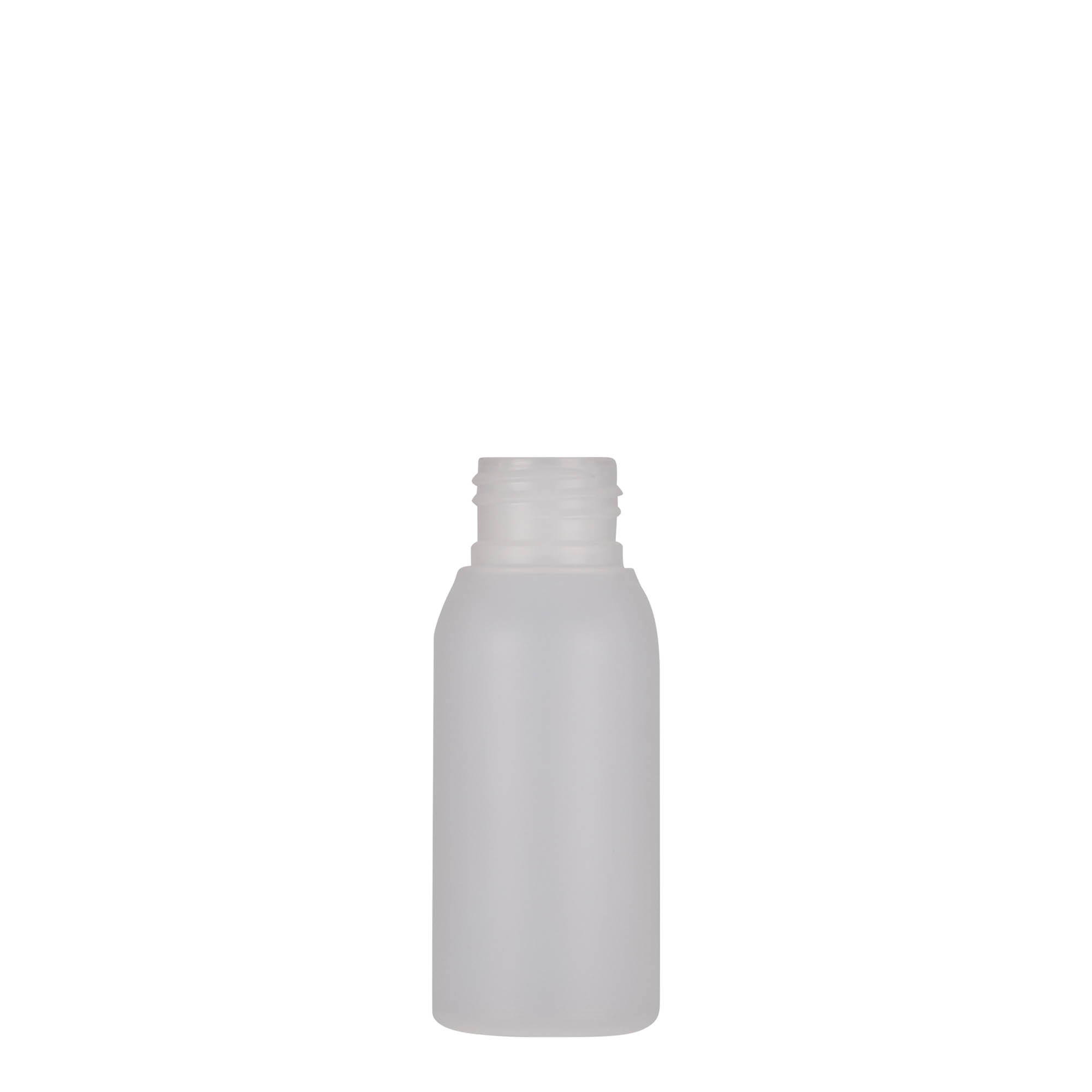 50 ml shishe plastike 'Tuffy', HDPE, natyrale, gojë: 24/410