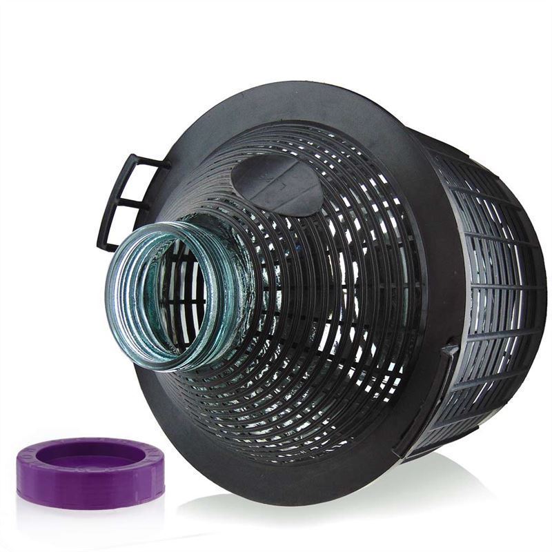 25 l shishe baloni me qafë të gjerë, xham, gojë: kapak me vidë 25 l shishe baloni me qafë të gjerë, xham, gojë: kapak me vidë