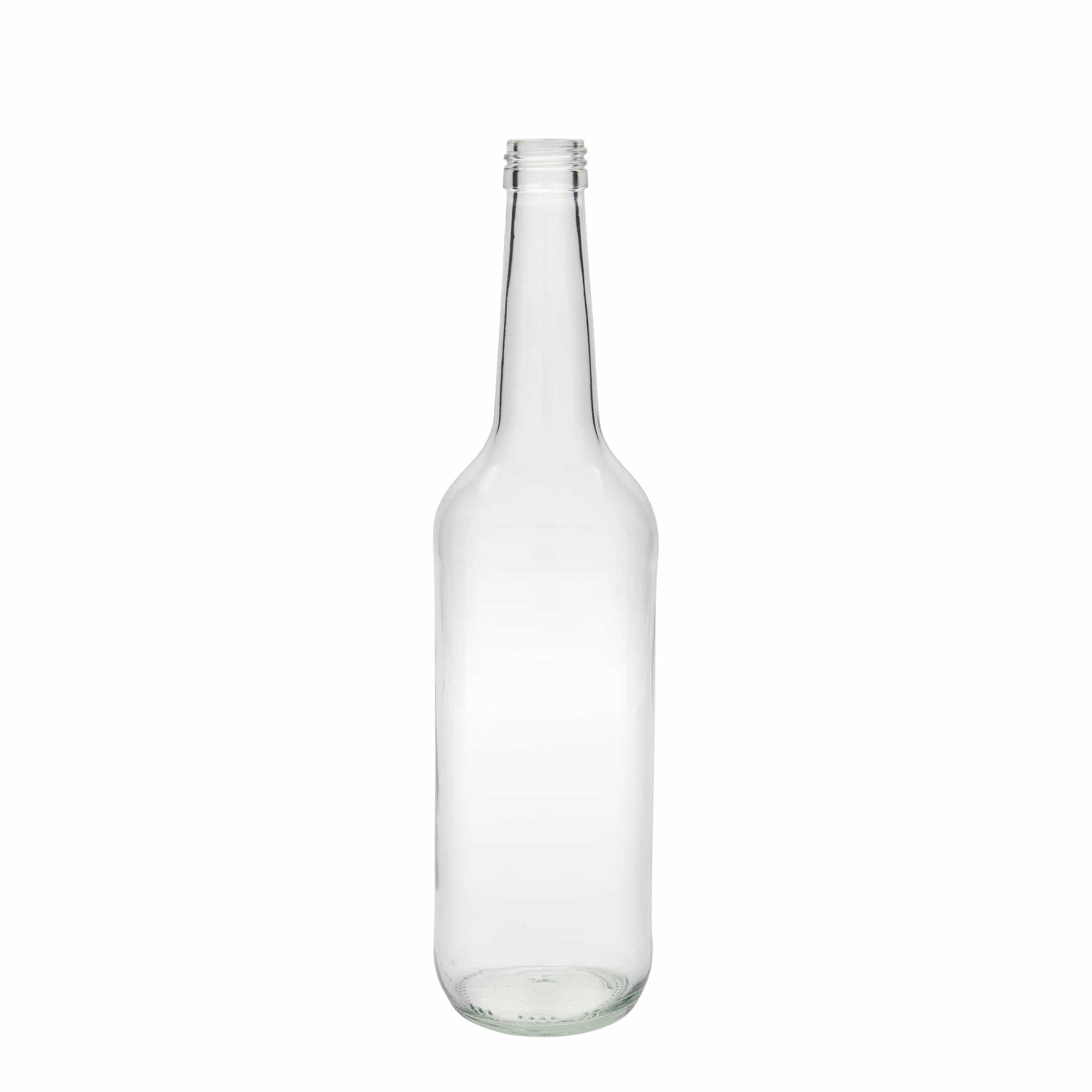 Shishe qelqi 700 ml me qafë të drejtë, gojë: PP 28