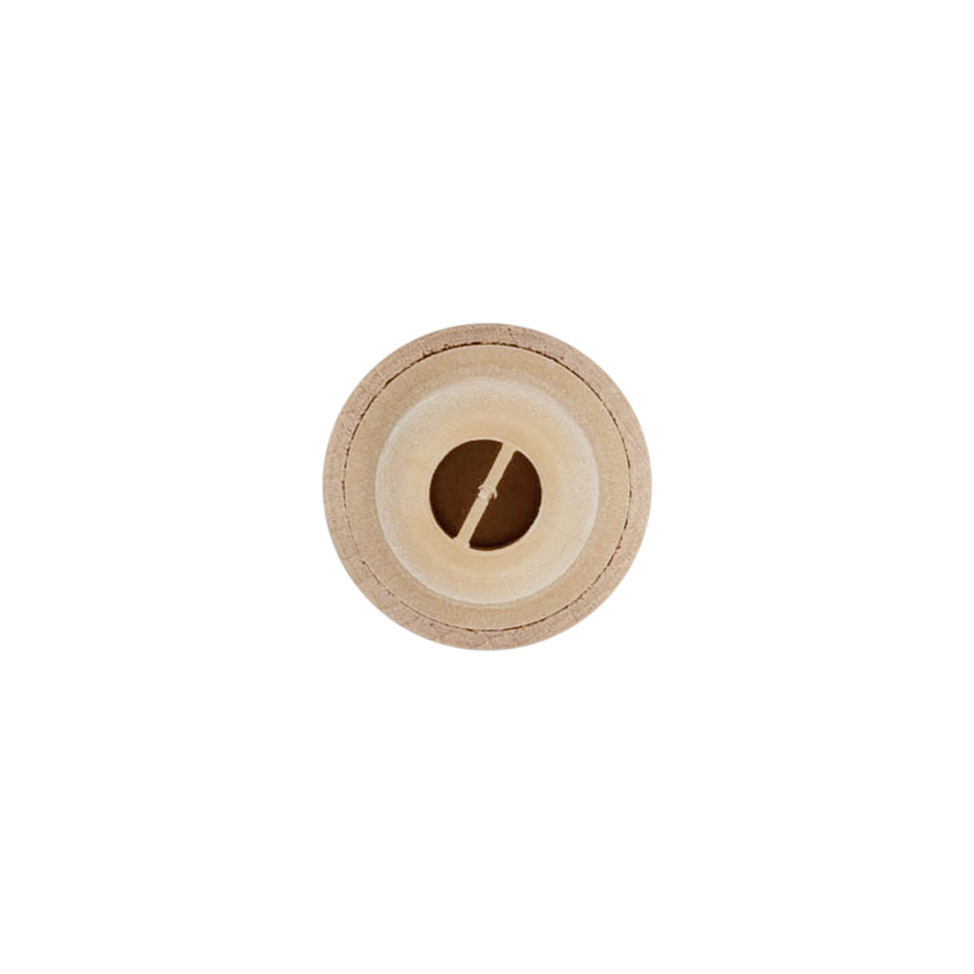 Kork doreze me hapje dozimi 19 mm, dru/plastik, bezhë, për gojëz: Kork Kork doreze me hapje dozimi 19 mm, dru/plastik, bezhë, për gojëz: Kork