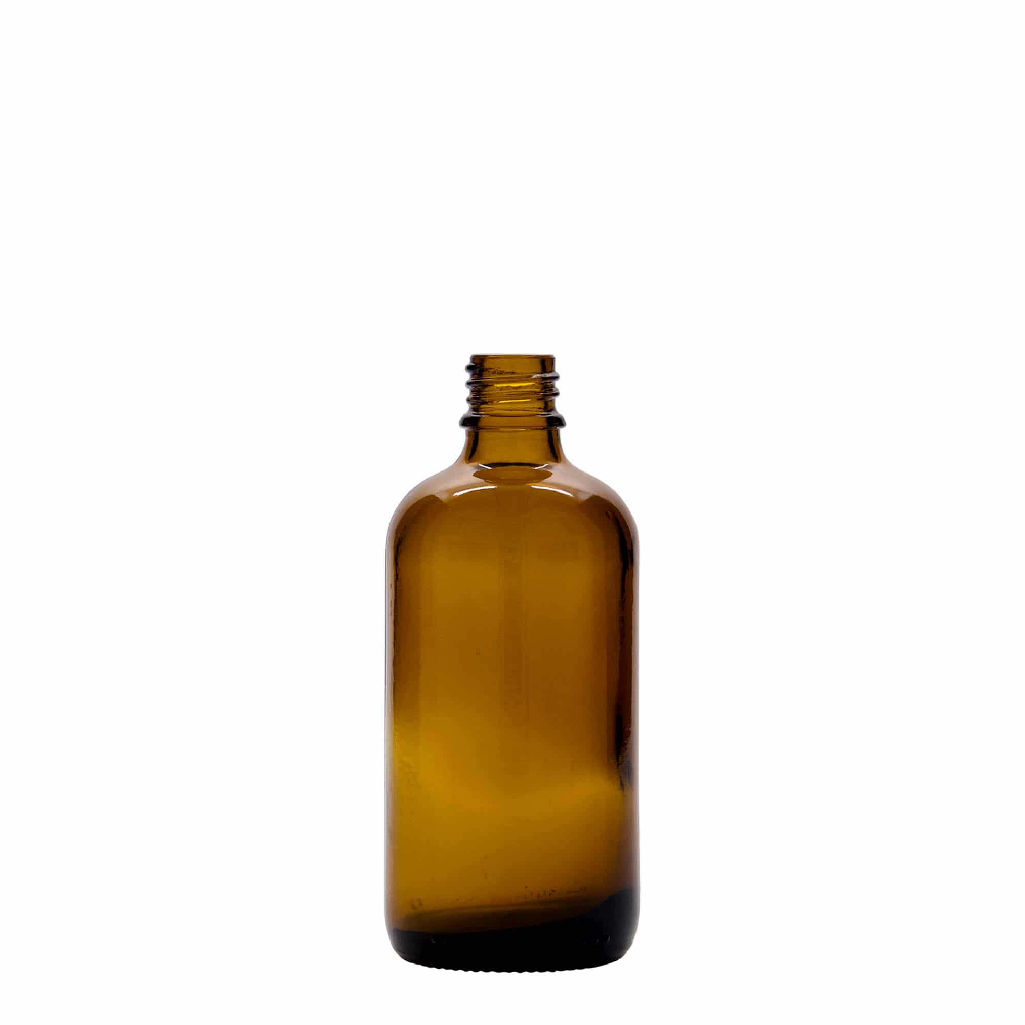100 ml shishe sprai mjekësore, qelq, kafe, gojë: DIN 18