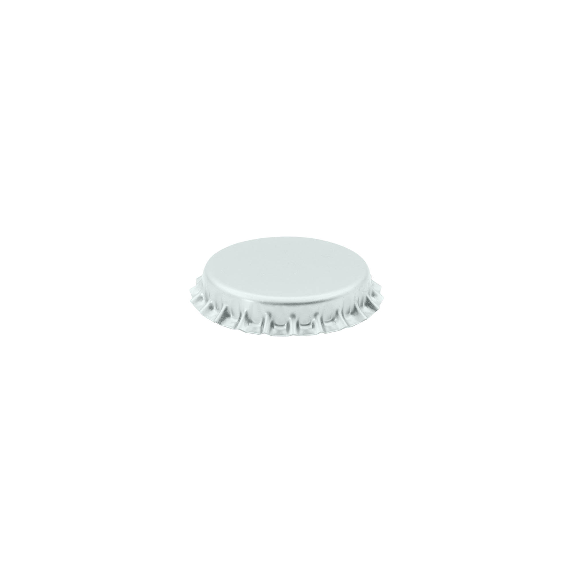 Kapak shishe 29 mm, metal, argjend Kapak shishe 29 mm, metal, argjend