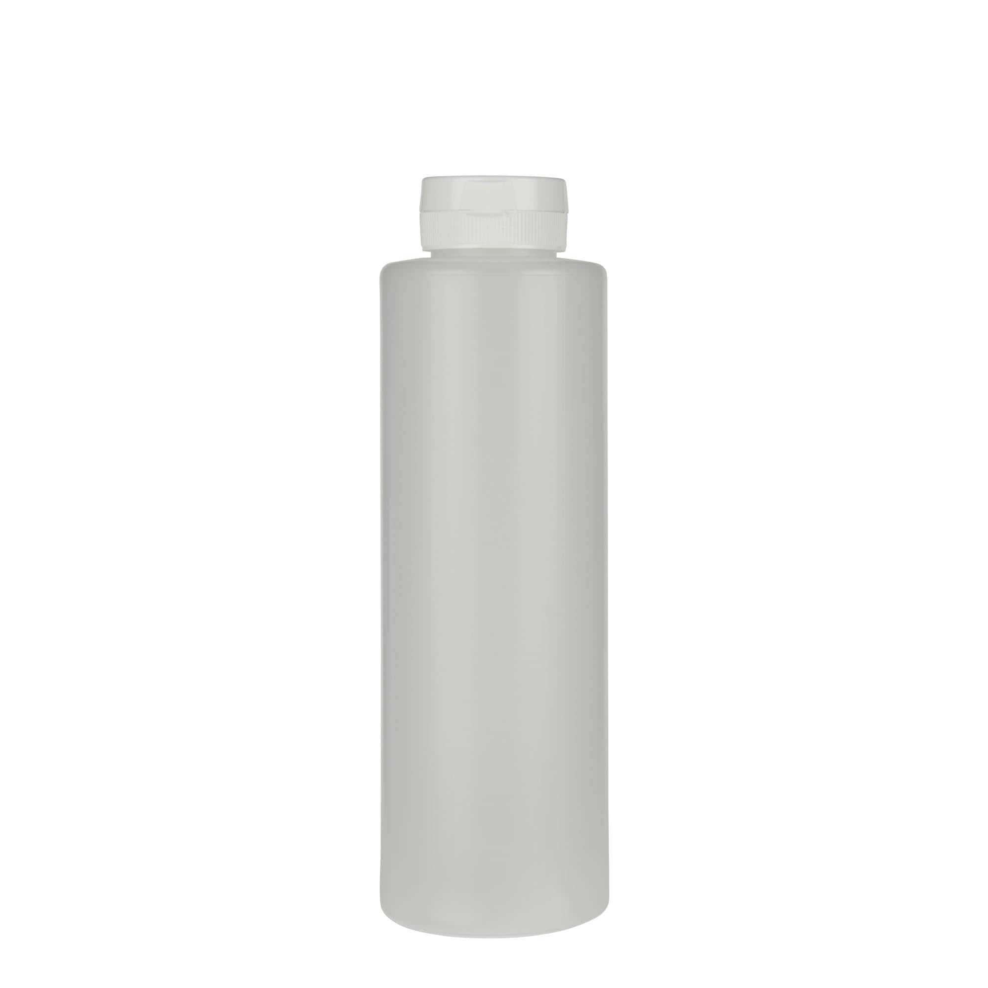 Shishe salce 500 ml, plastikë LDPE, natyrale, gojë: 38/400