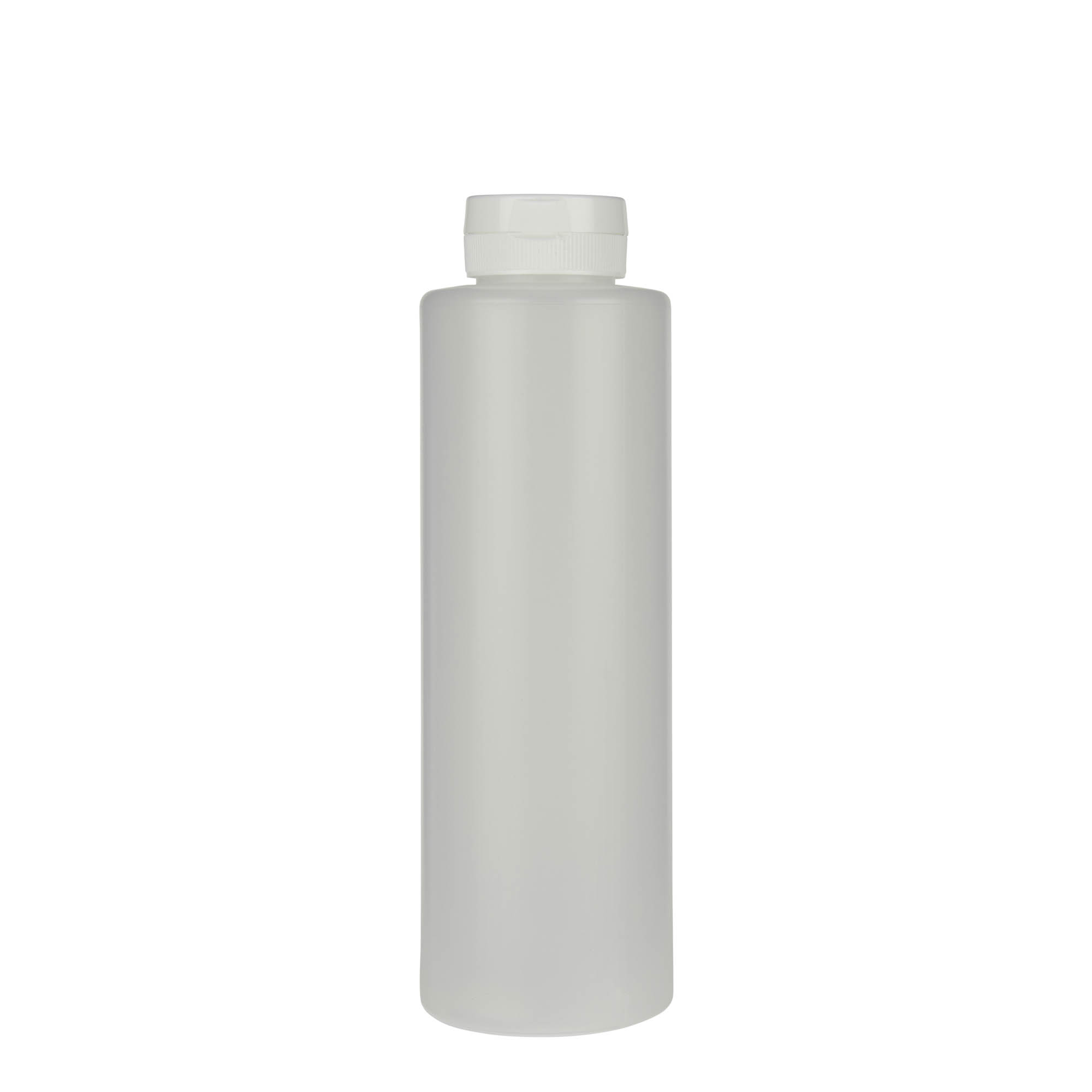 Shishe salce 500 ml, plastikë LDPE, natyrale, gojë: 38/400
