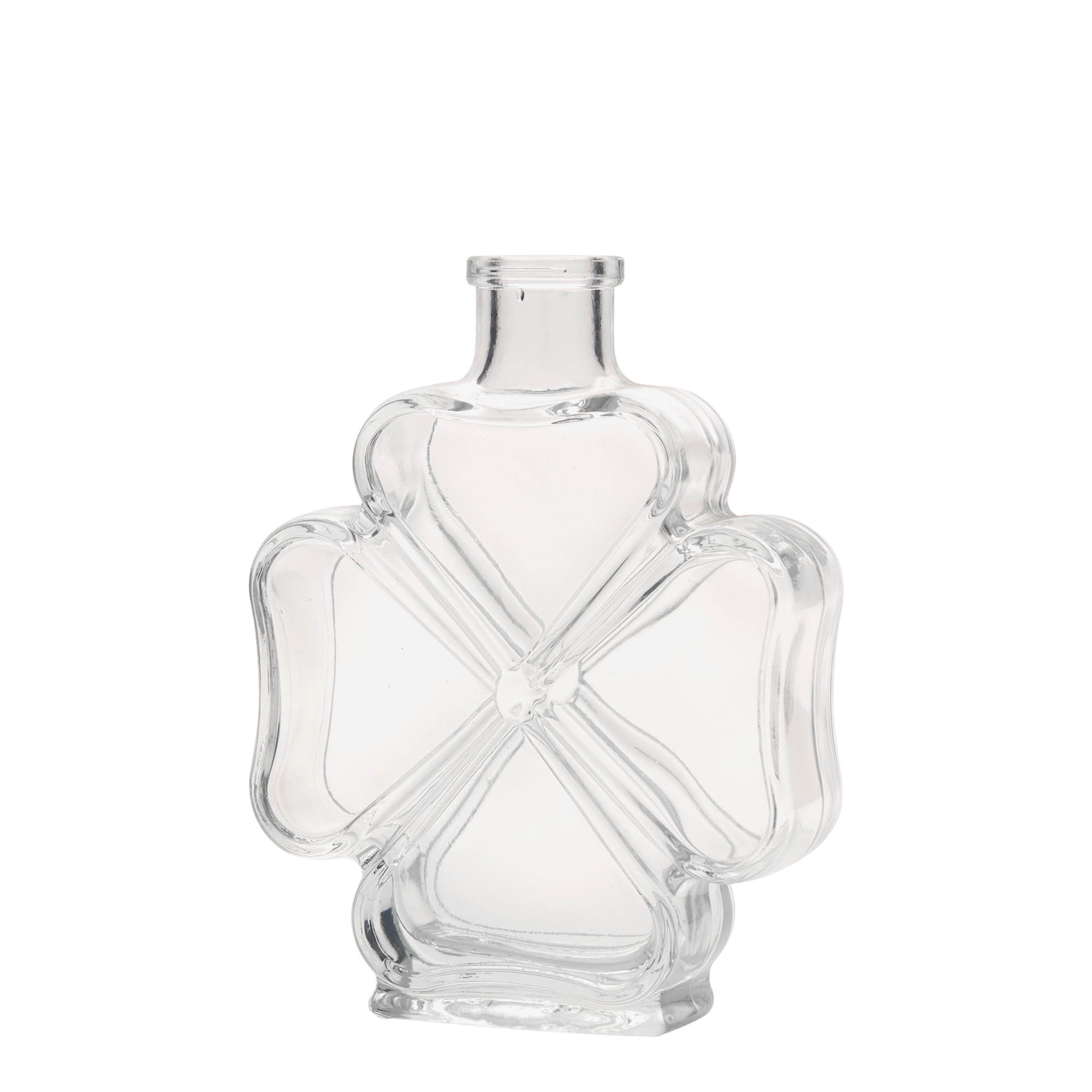 Shishe qelqi 200 ml 'Gjethe trefishi', hapja: Kork